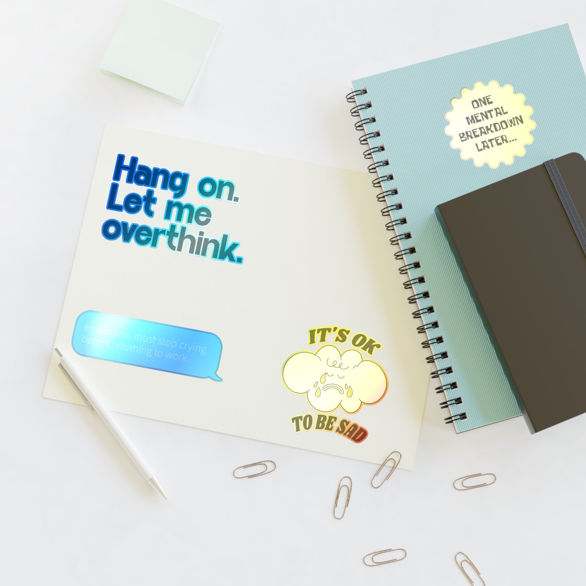 Certified Overthinker Sticker Set