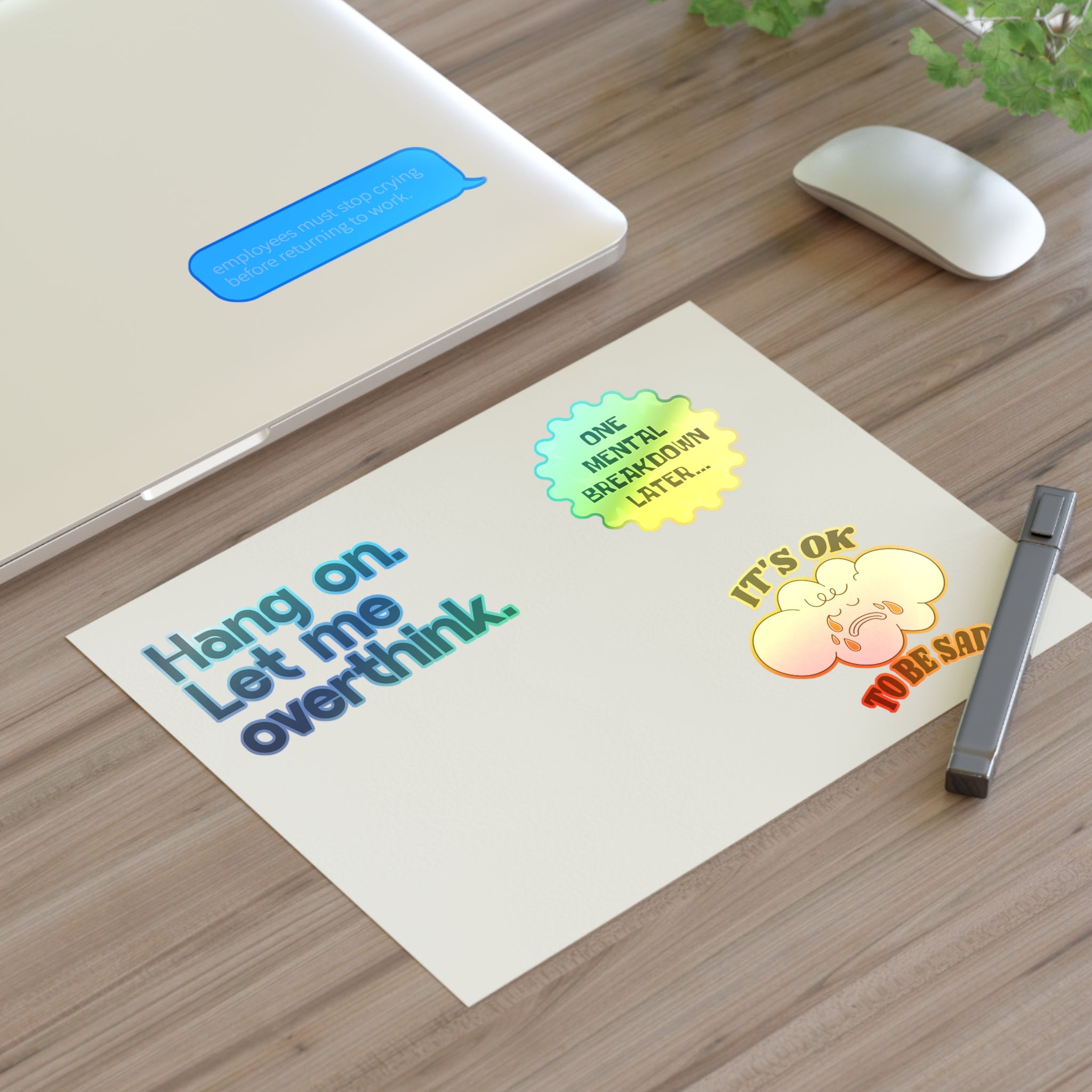 Certified Overthinker Sticker Set