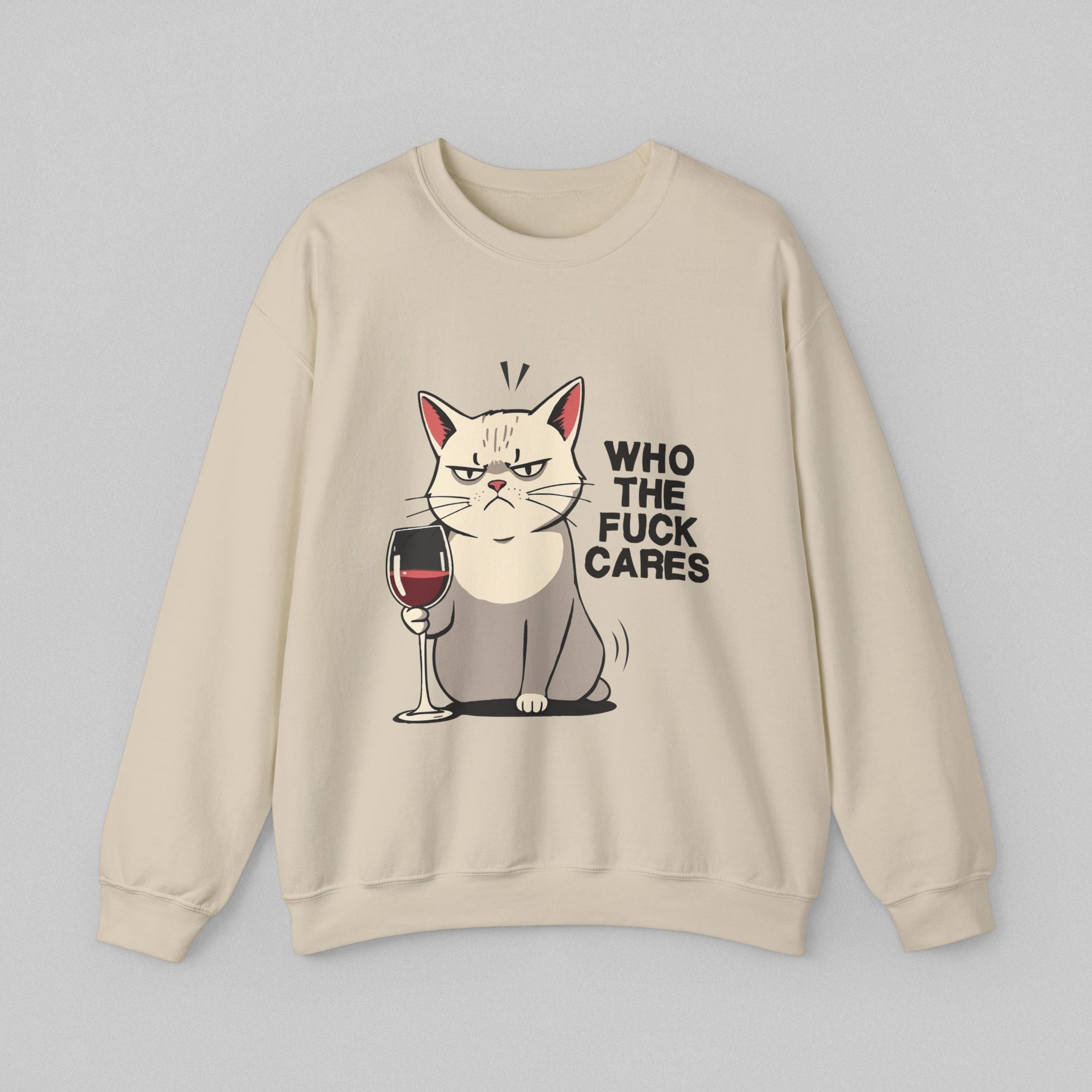 Who the Fuck Cares Women's Sweatshirt