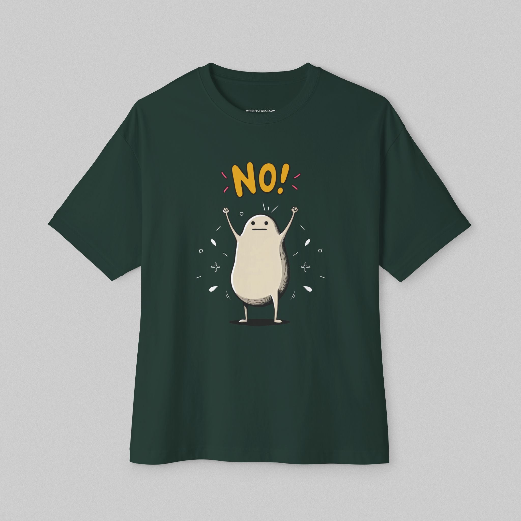 Blob Says NO! Oversized Tshirt for Men