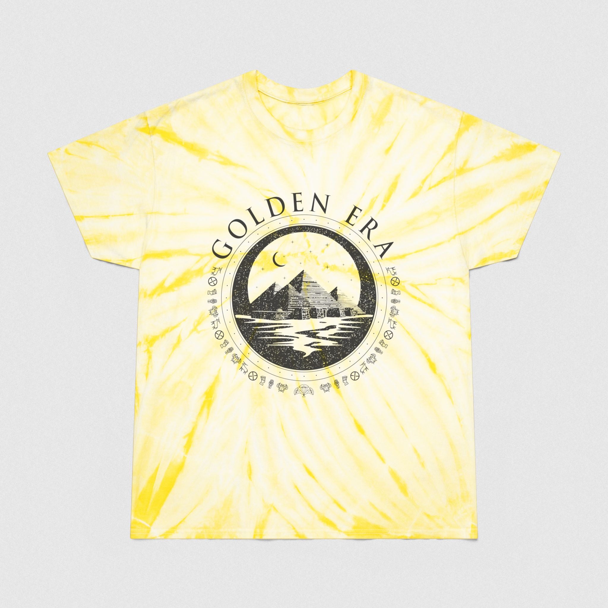 Sacred Pyramids Cyclone Men's Tie dye T-shirt