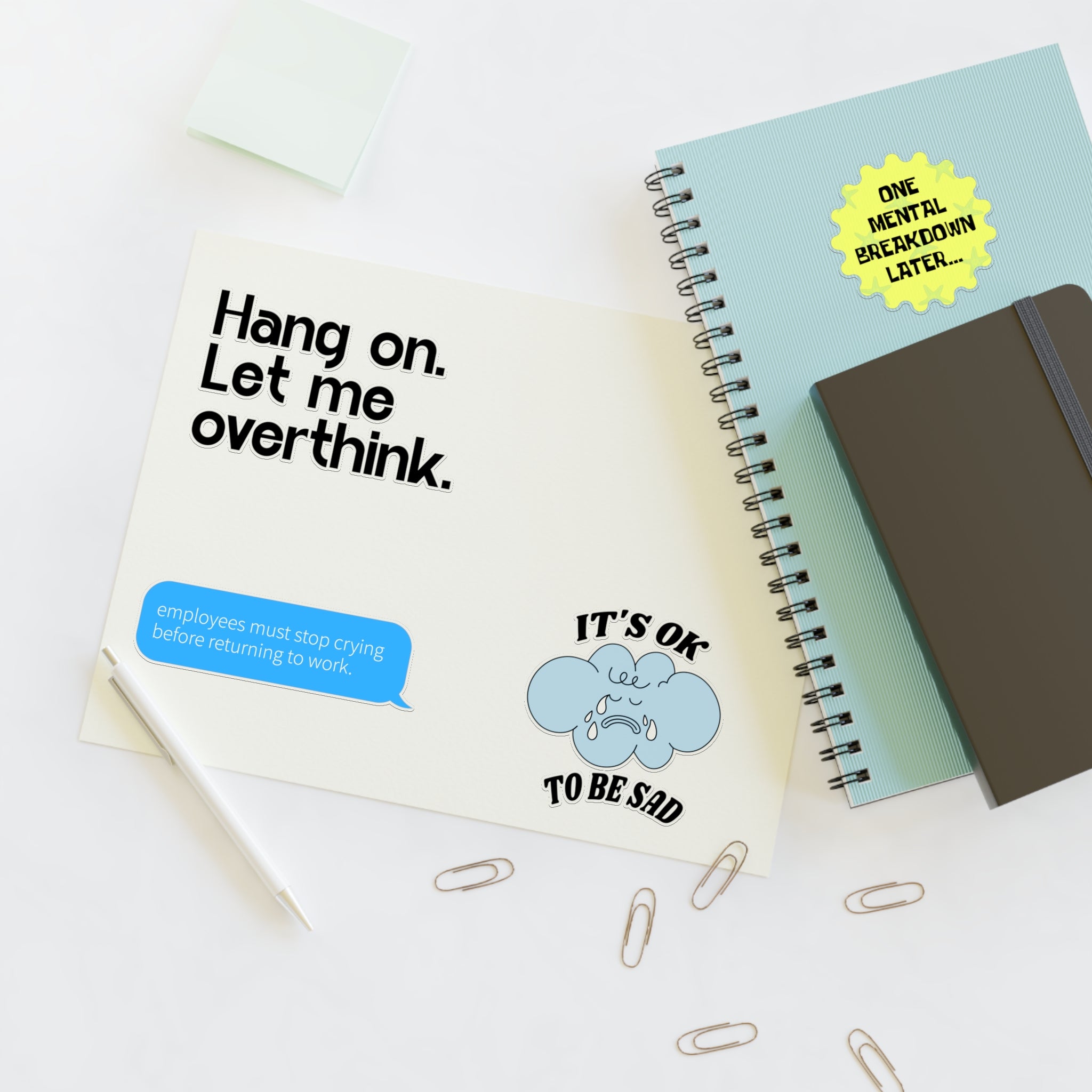 Certified Overthinker Sticker Set