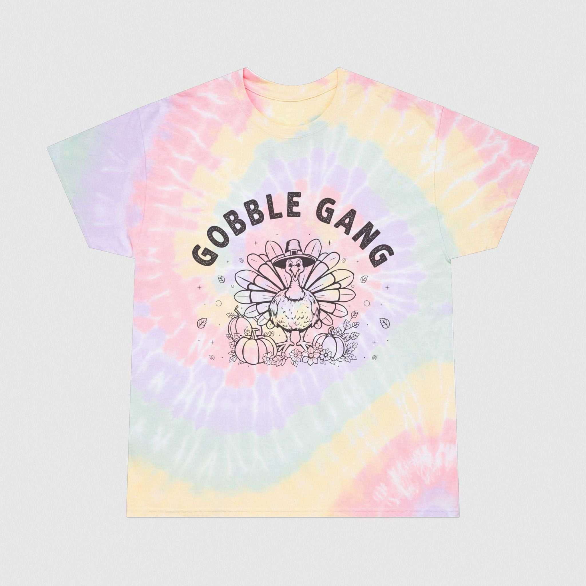 Gobble Gang Spiral Men's Tie dye T-shirt