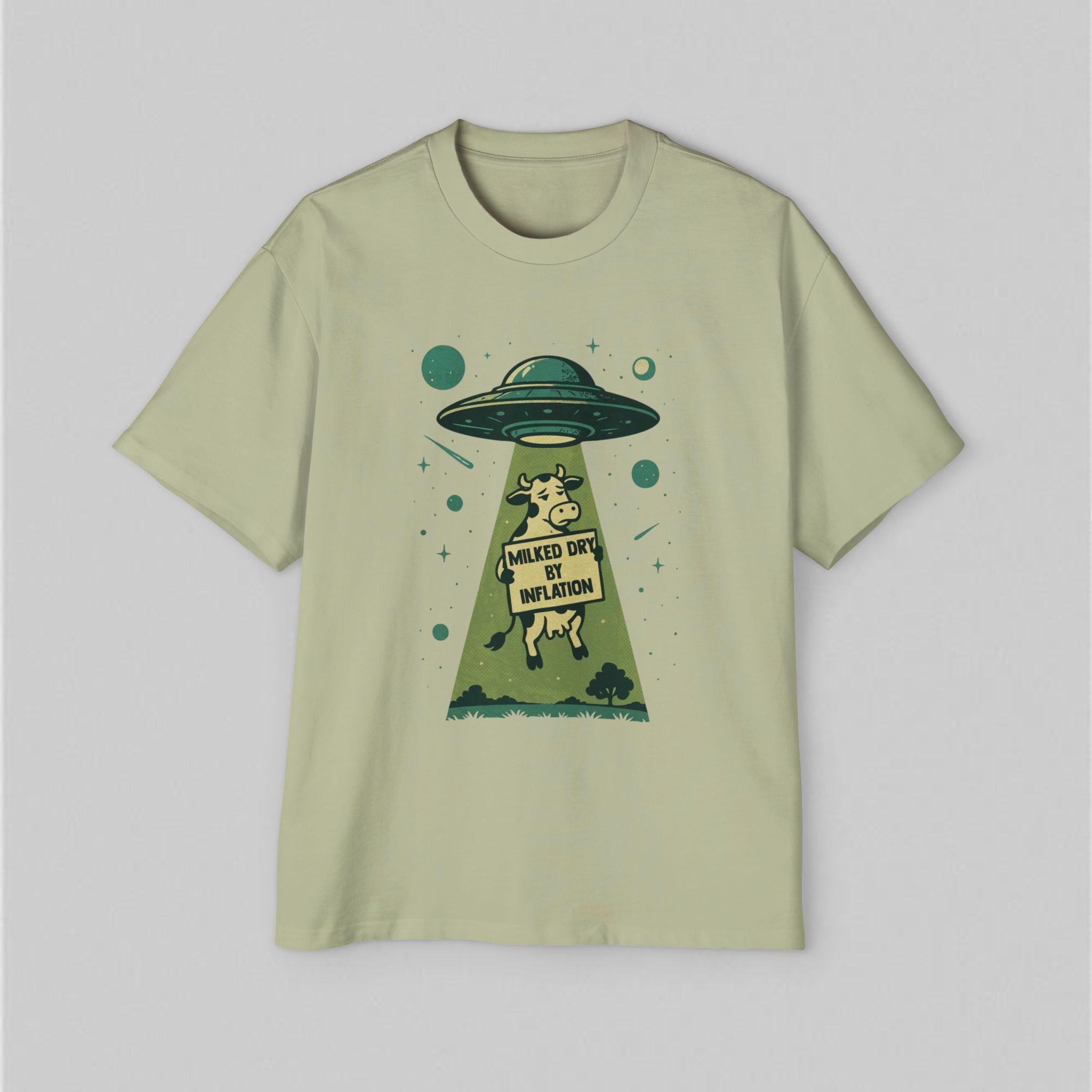 Milked Dry By Inflation! Women’s Oversized T-Shirt