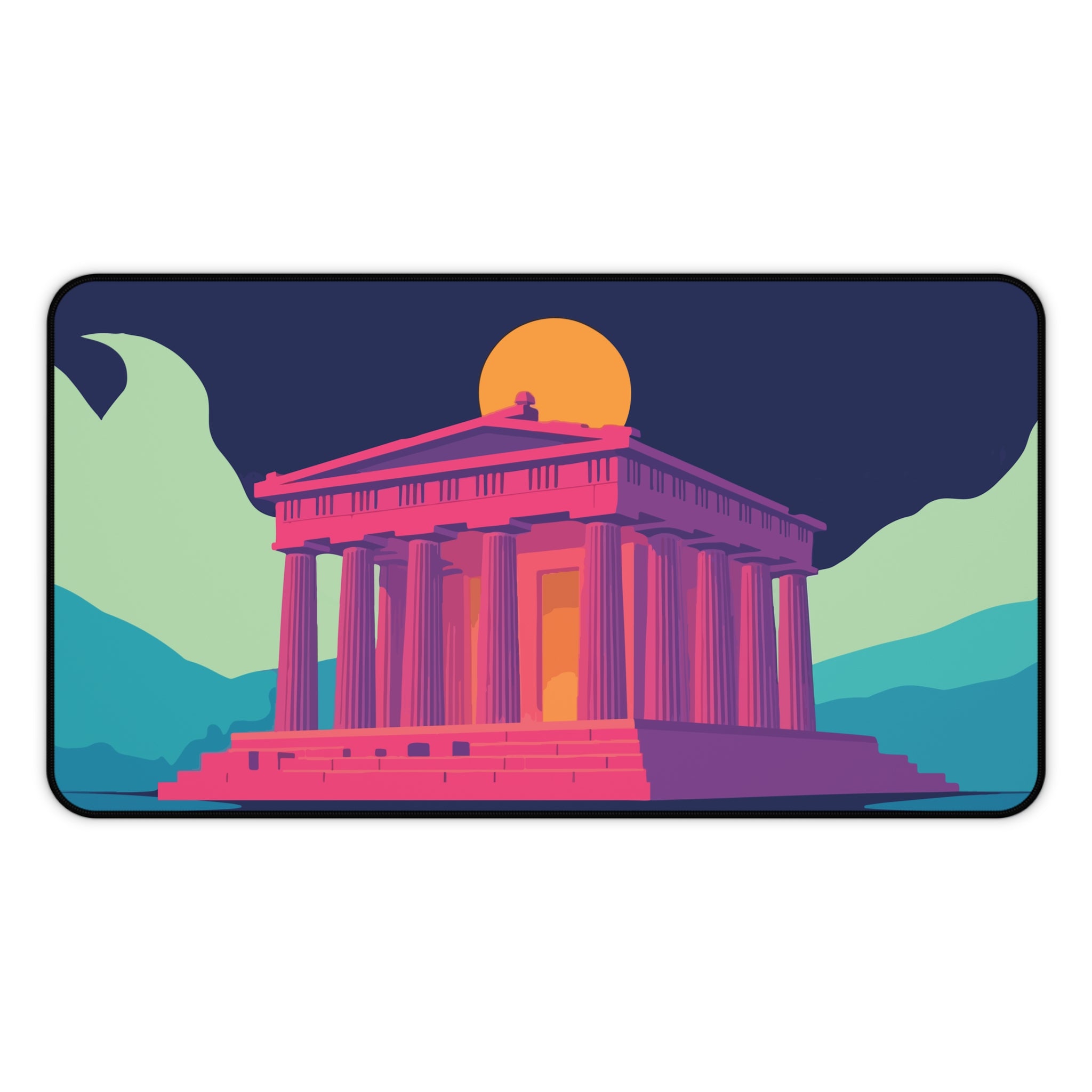 Temple of Poseidon Desk Mat