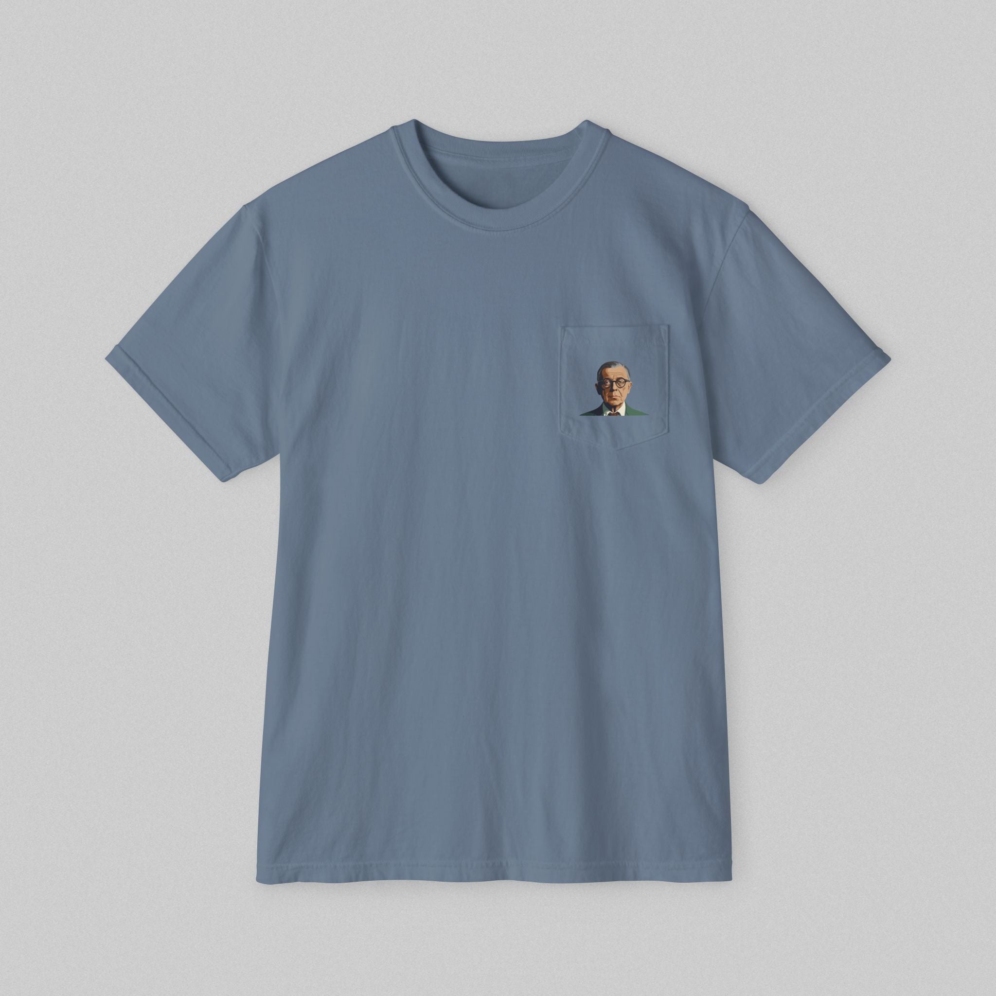 Man Condemned - Sartre! Pocket T-Shirt