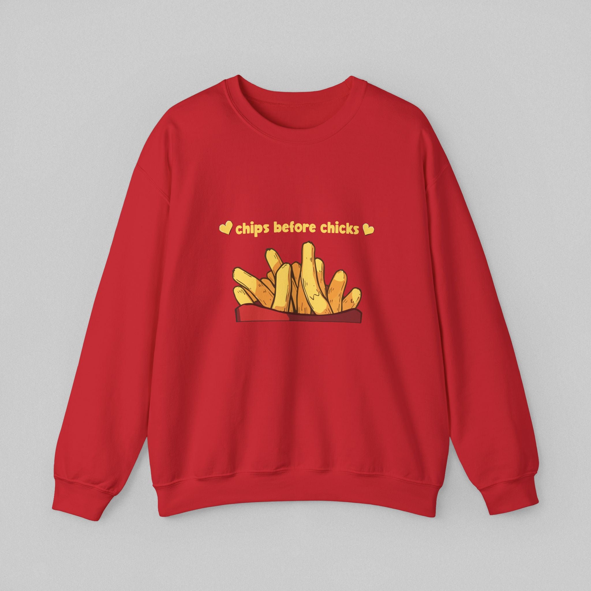 Chips before Chicks! Men's Sweatshirt