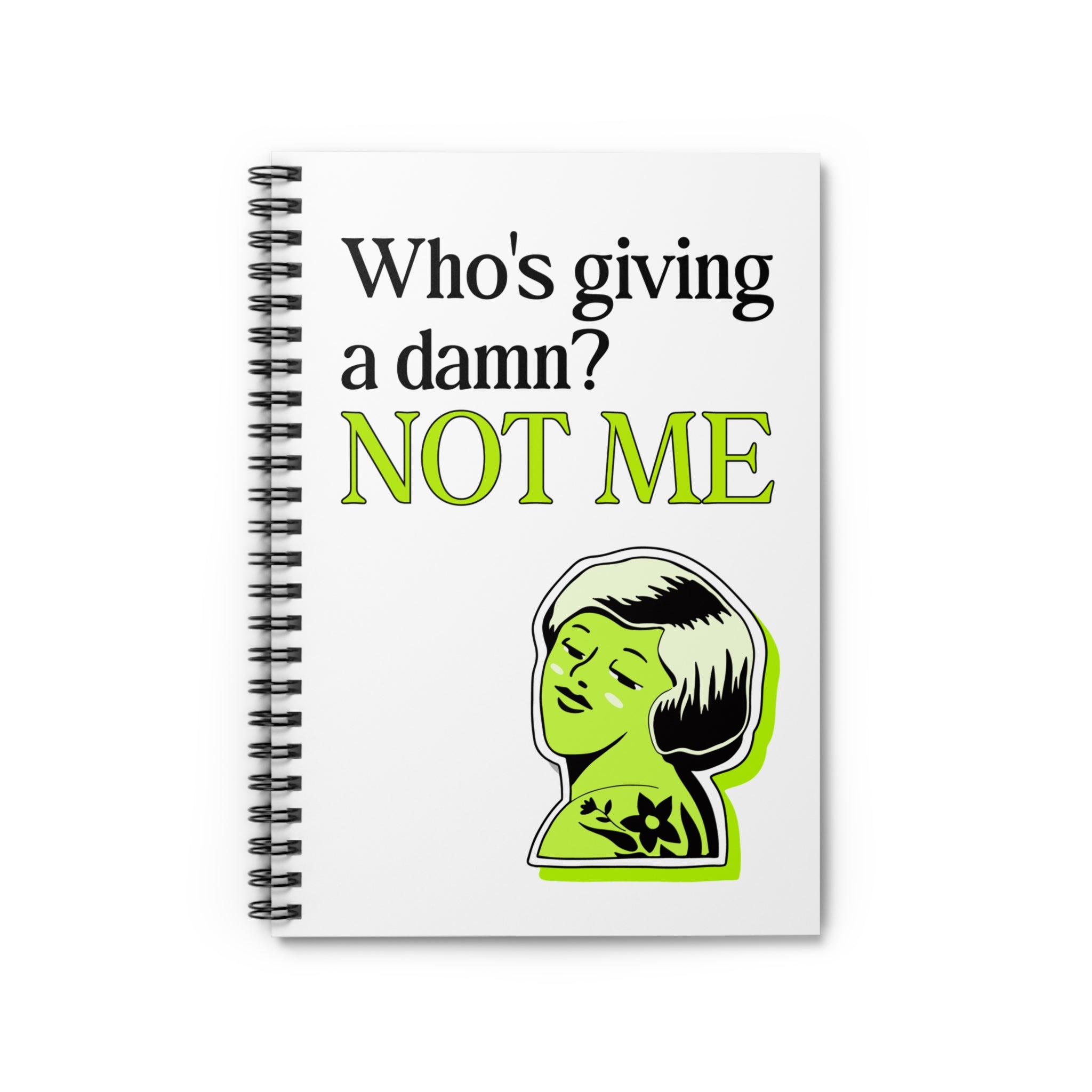 No Damns Given! Spiral Notebook