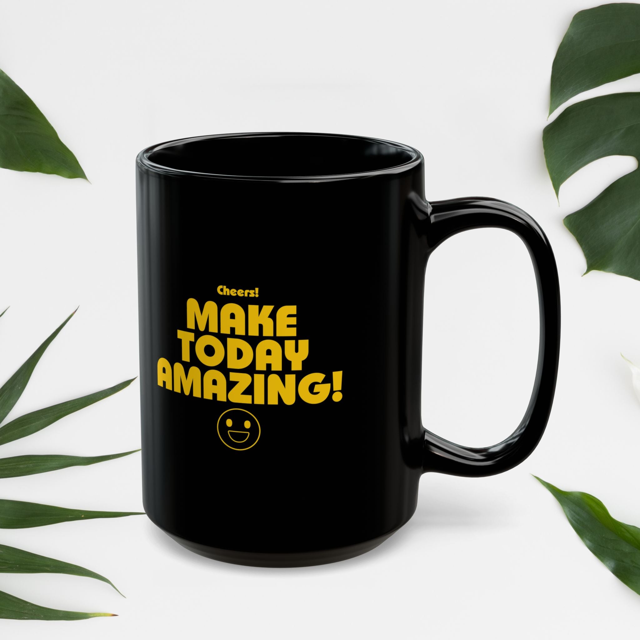 Make Today Amazing! Black Mug