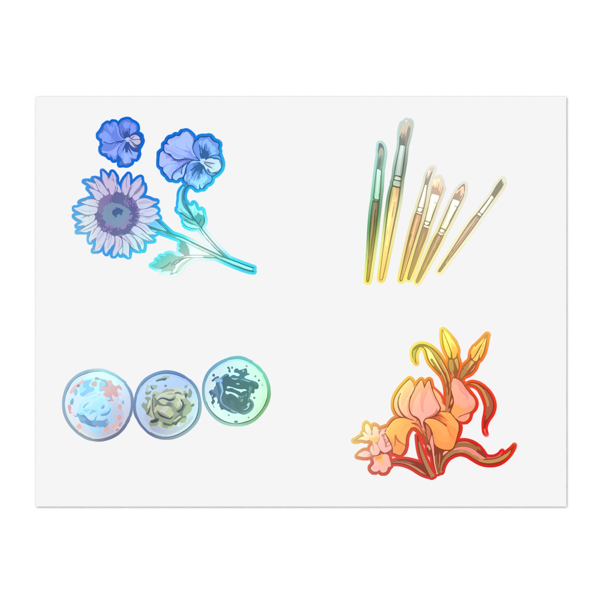Art Vibes Sticker Sheet