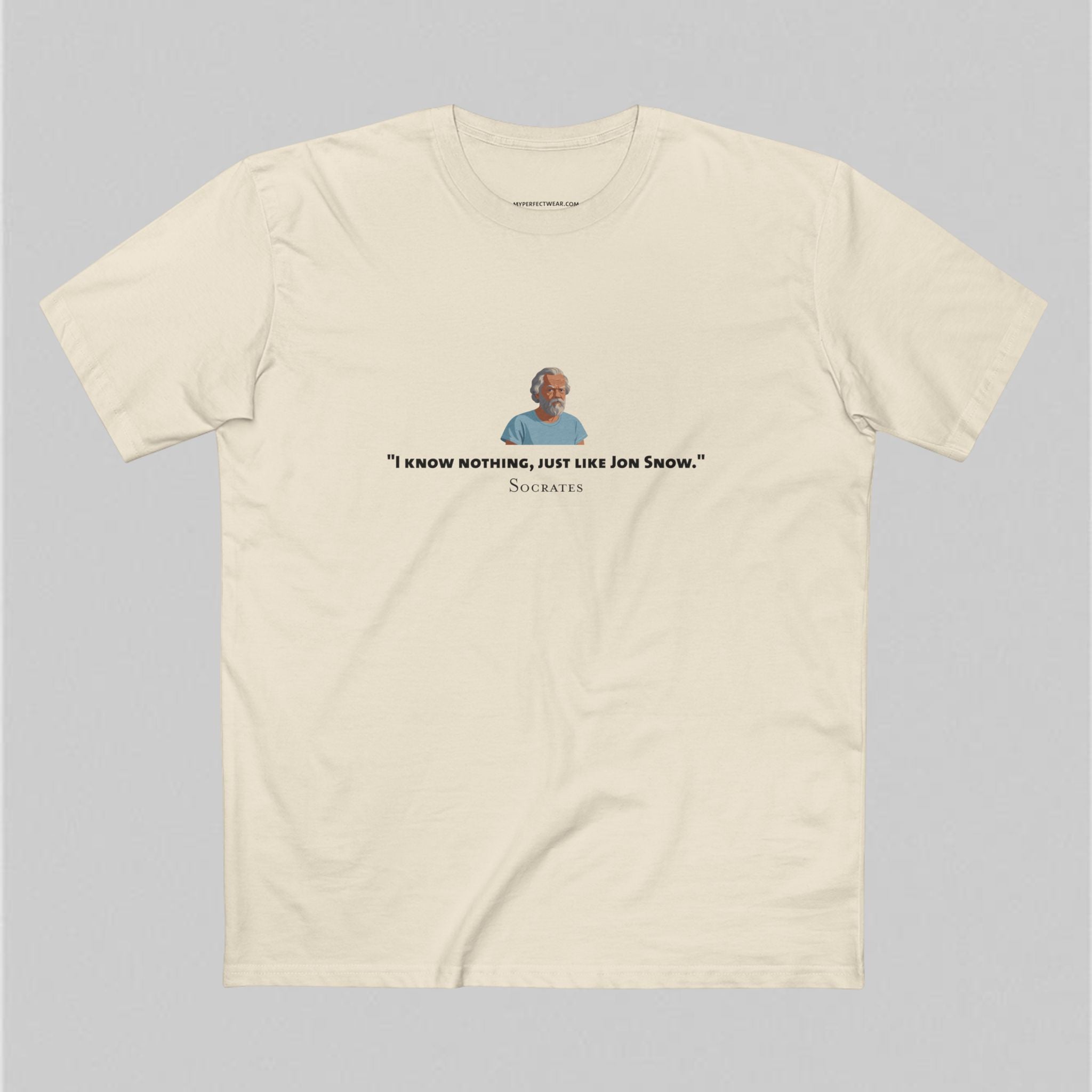 I Know Nothing - Socrates Men’s T-Shirt