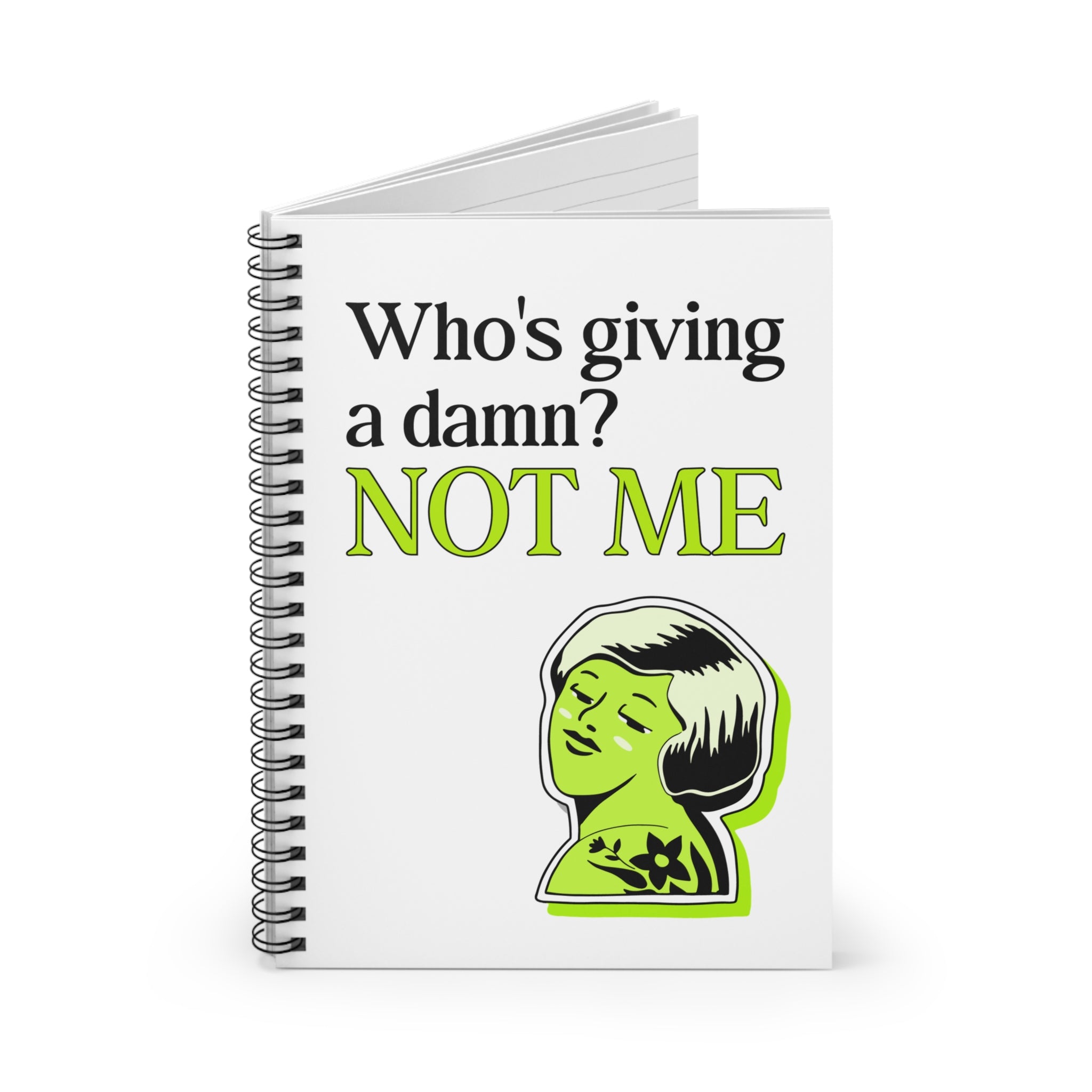 No Damns Given! Spiral Notebook