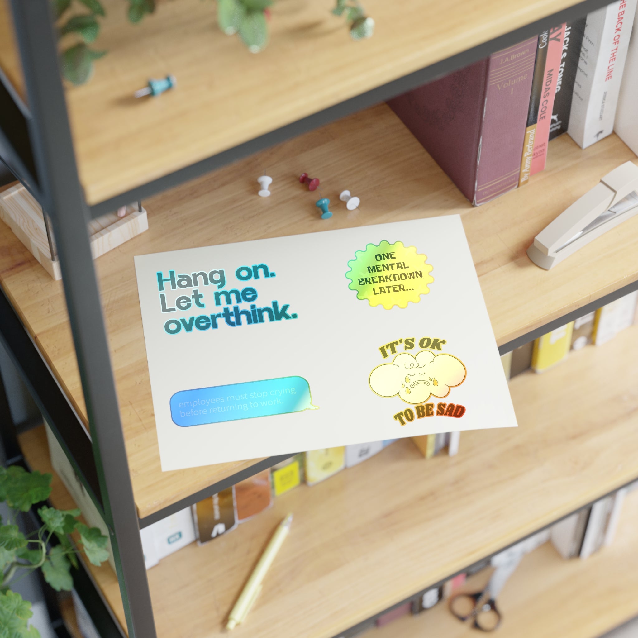 Certified Overthinker Sticker Set