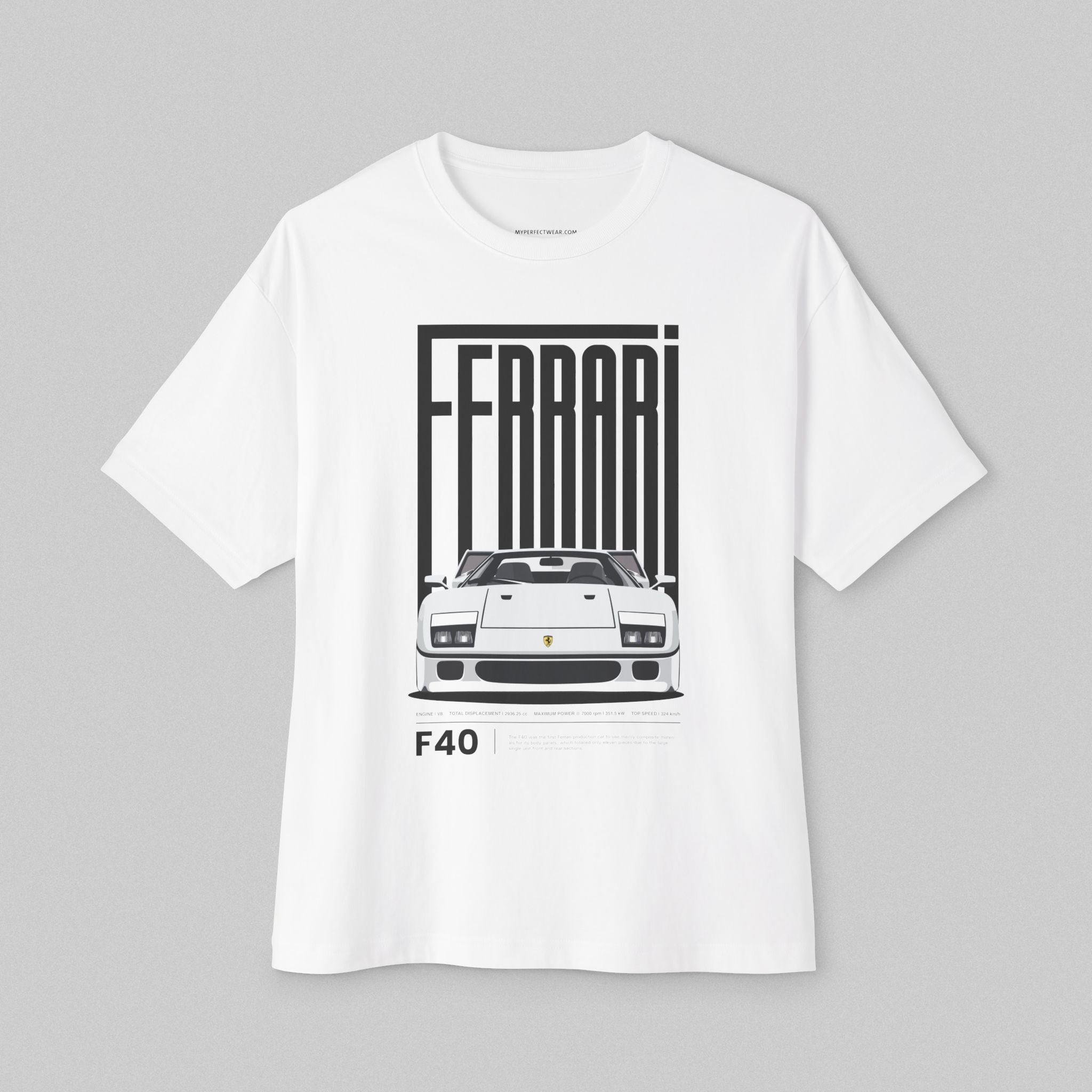 Ferrari Men's Oversized T-Shirt