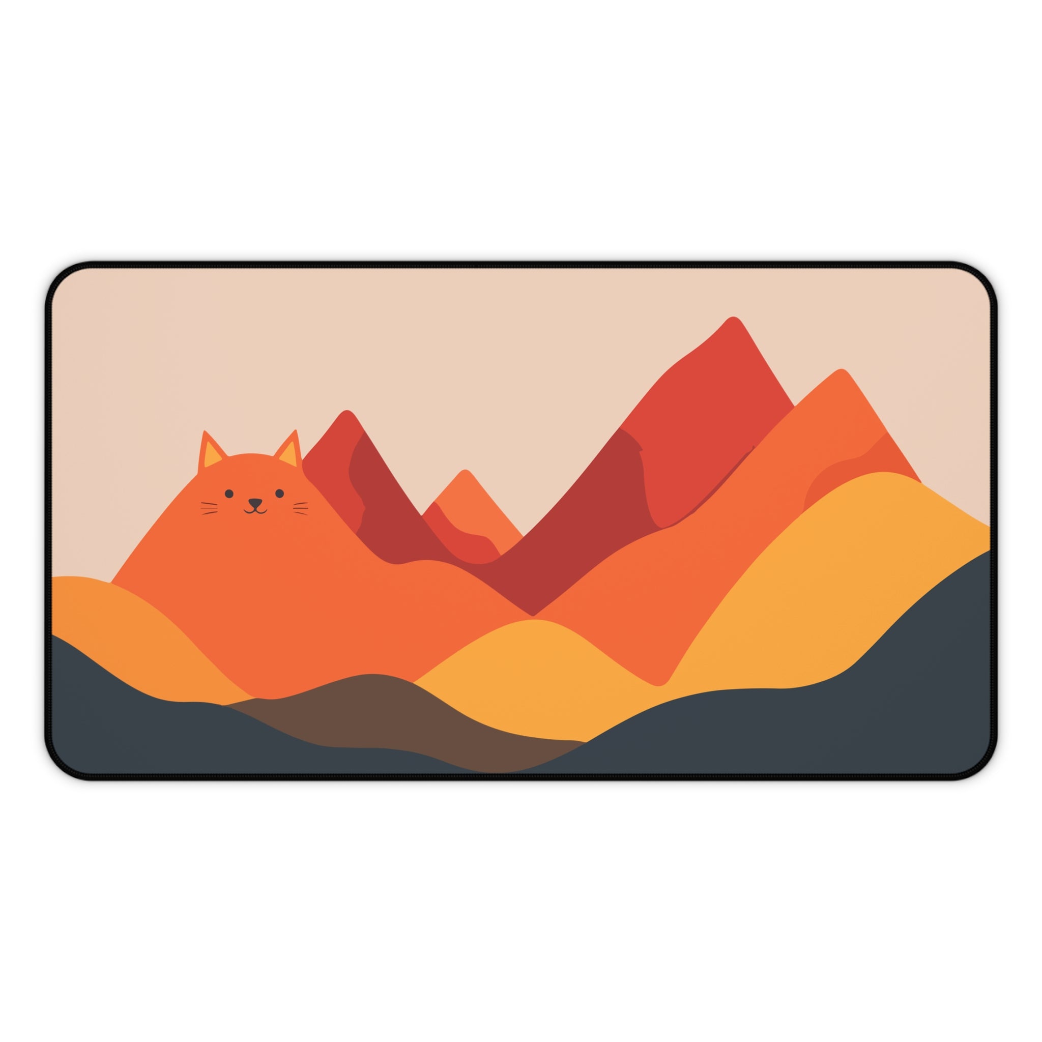 Cat Mountain Desk Mat