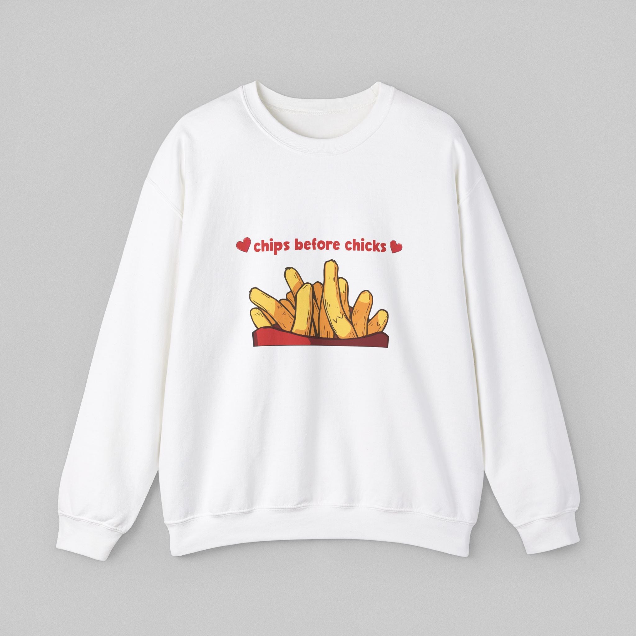 Chips before Chicks! Men's Sweatshirt