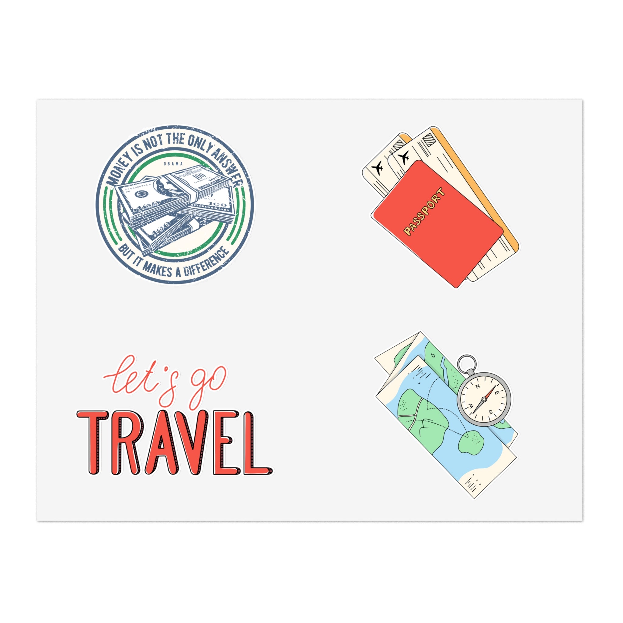 Travel Junkie! Sticker Bundle