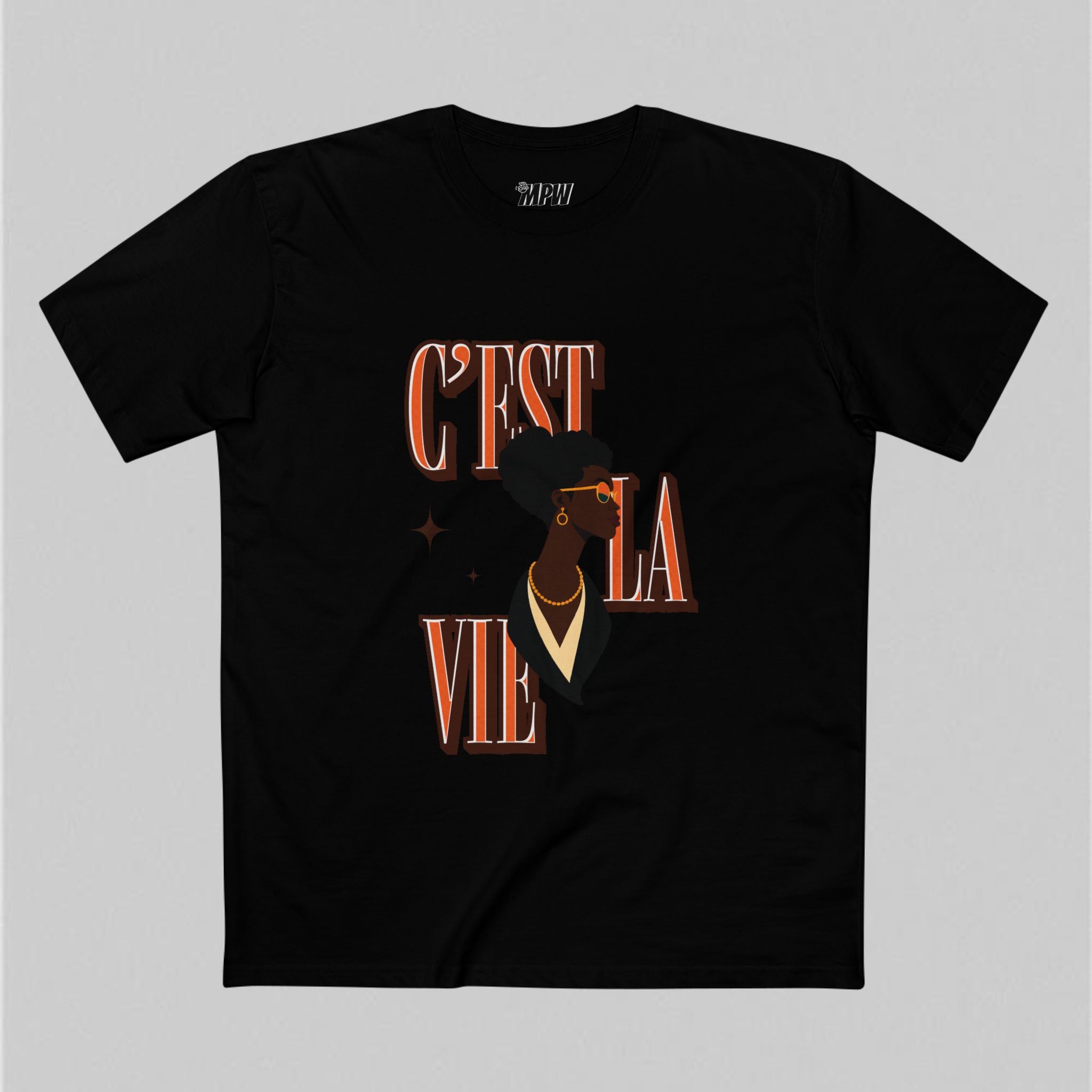 Black Elegance C’est La Vie! Men's T-Shirt