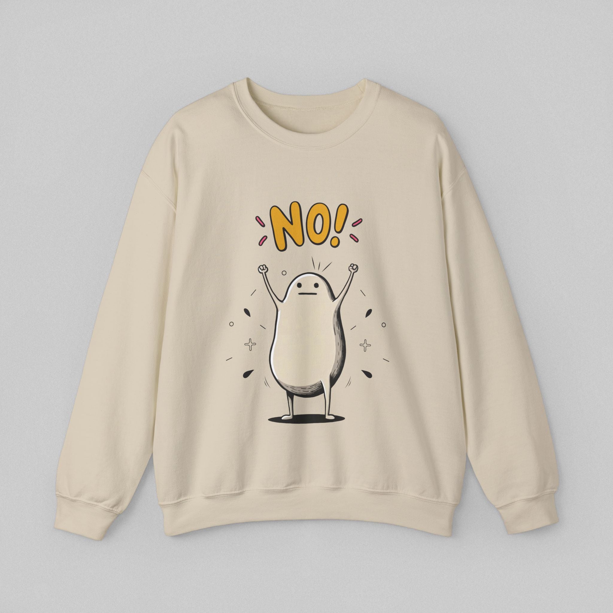 Blob Says NO! Sweatshirt for Men