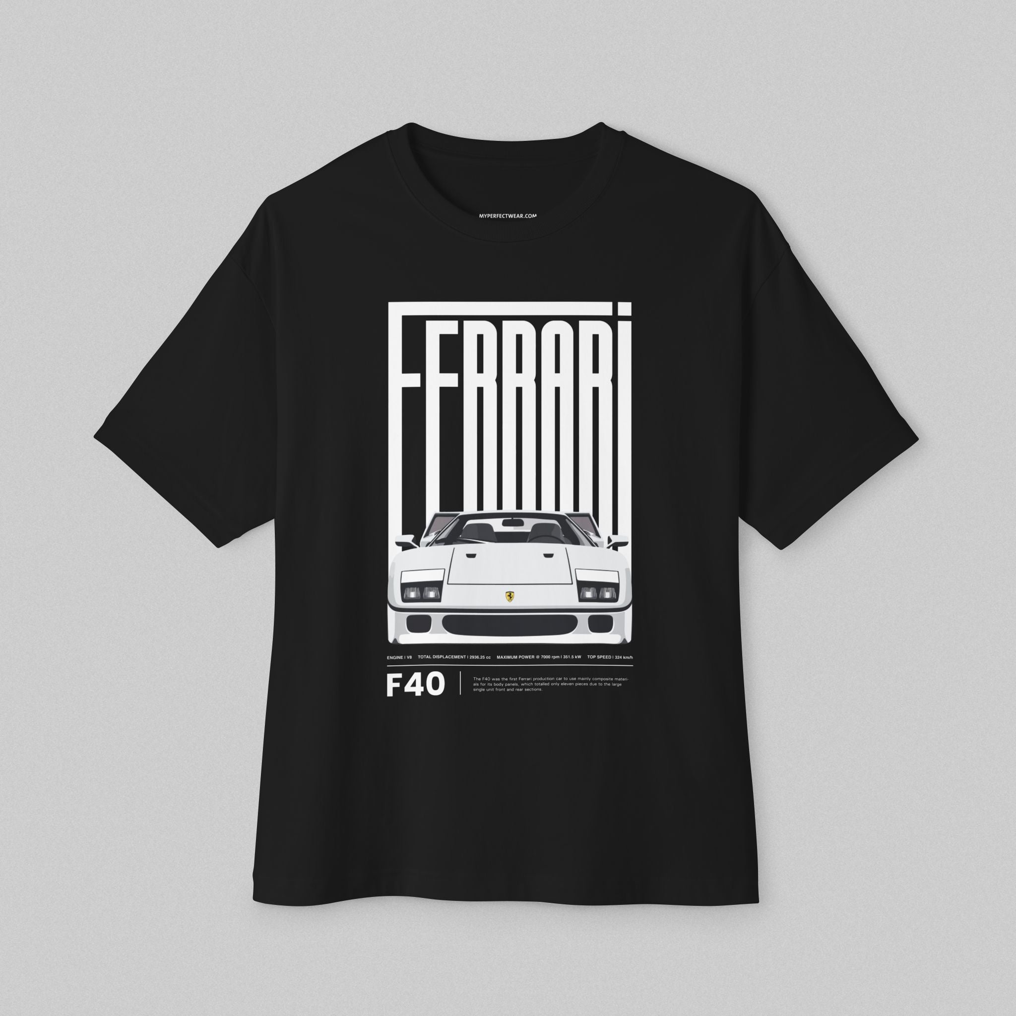 Ferrari Men's Oversized T-Shirt