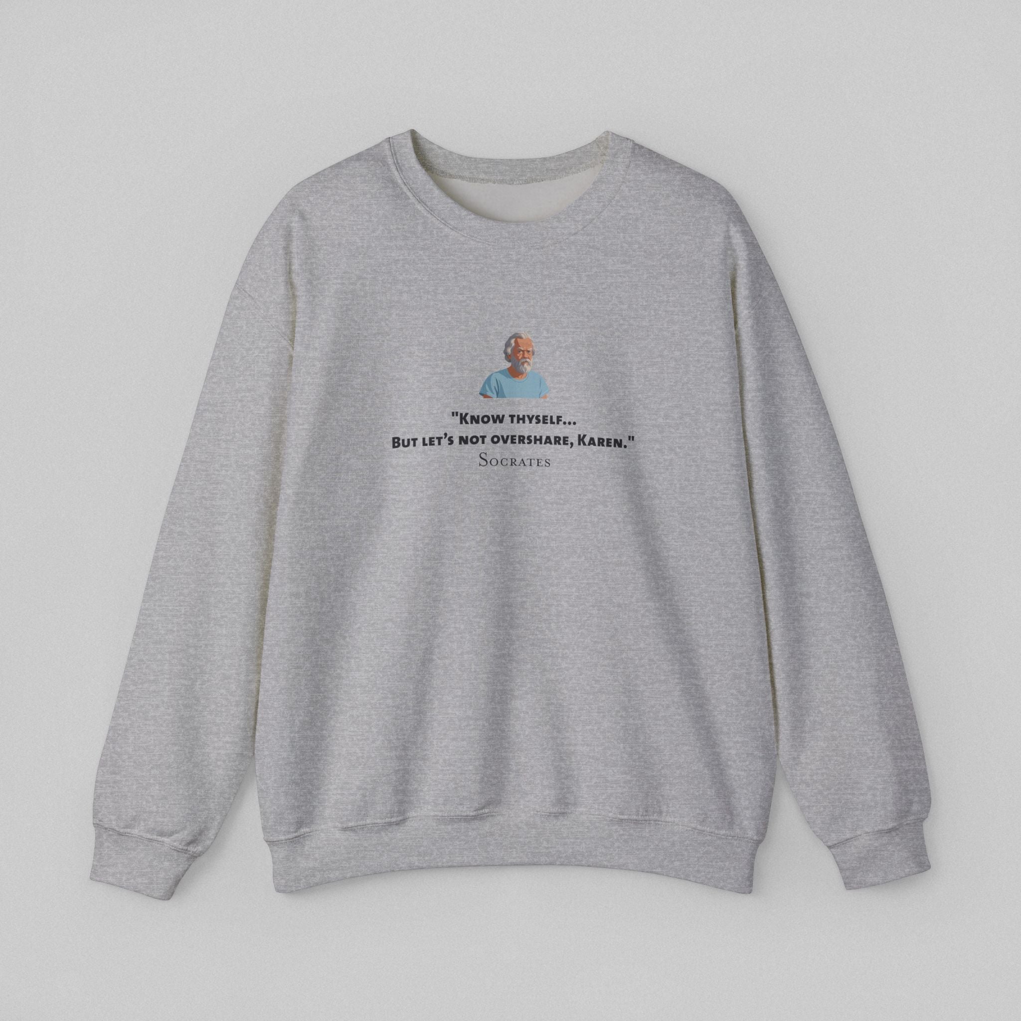 Know thyself - Socrates Men's Sweatshirt
