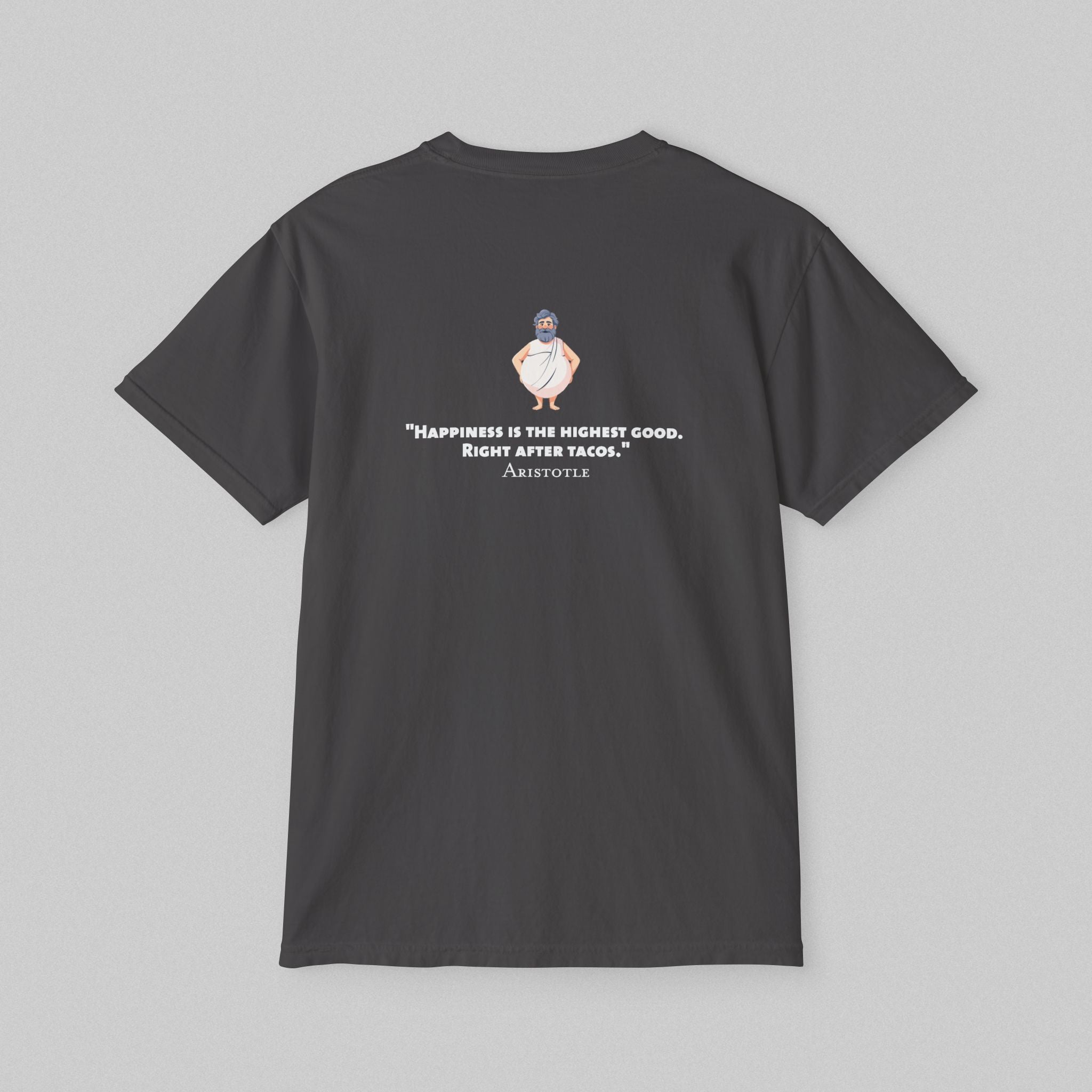 Happiness - Aristotle Women’s Pocket T-Shirt