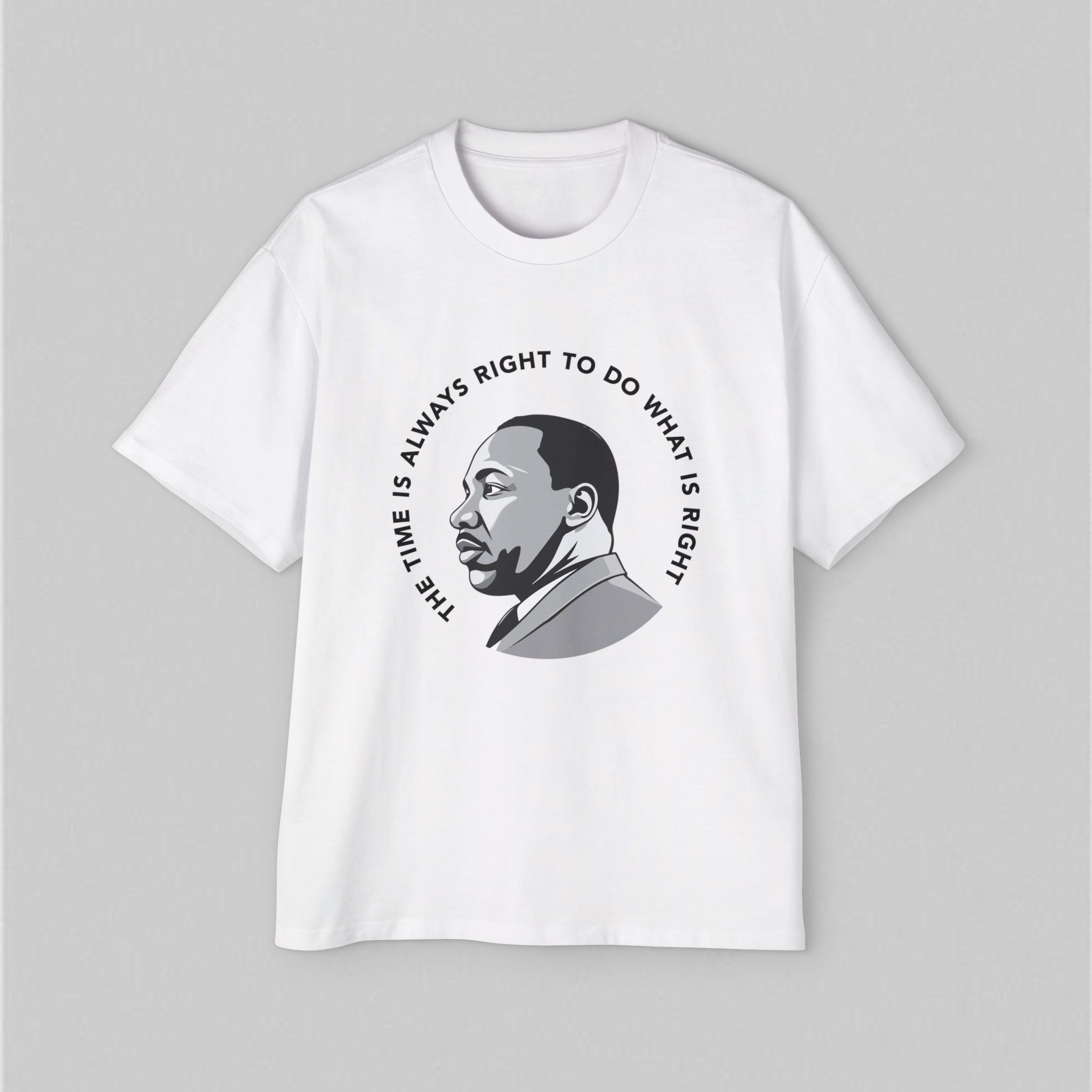 Always Right MLK Men's Oversized T-Shirt