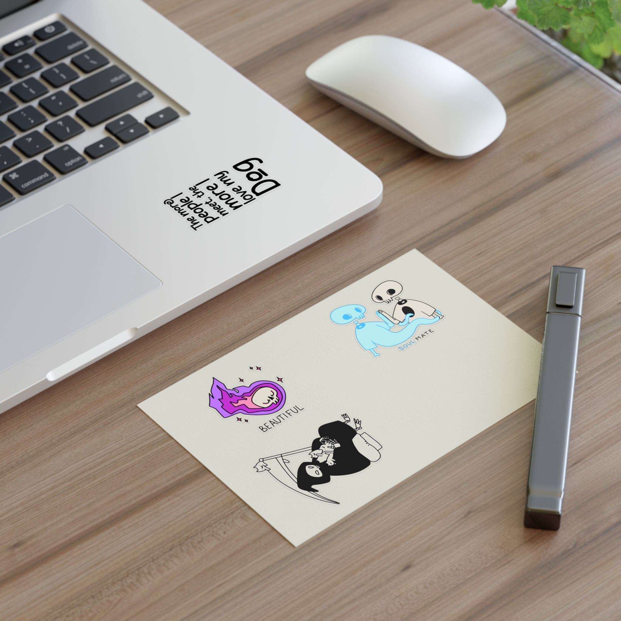 Skull Vibes Only! Sticker Set