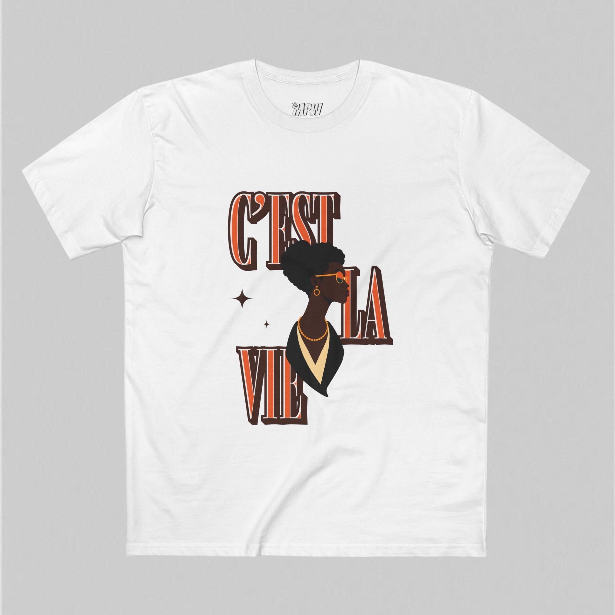 Black Elegance C’est La Vie! Men's T-Shirt