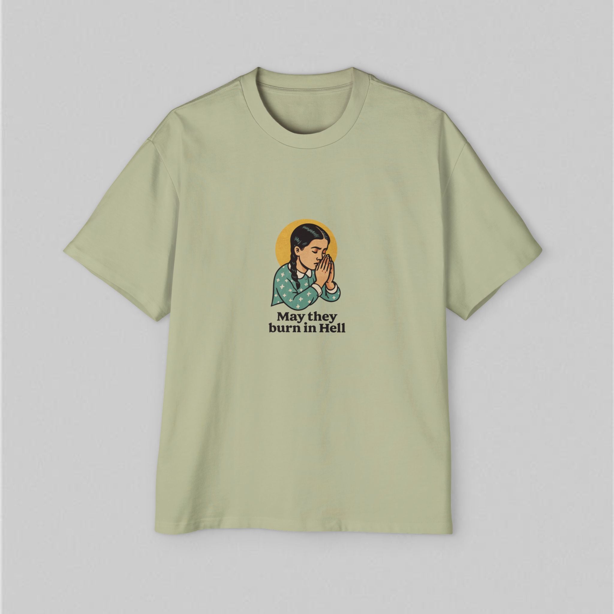 May They Burn in Hell! Women’s Oversized T-Shirt