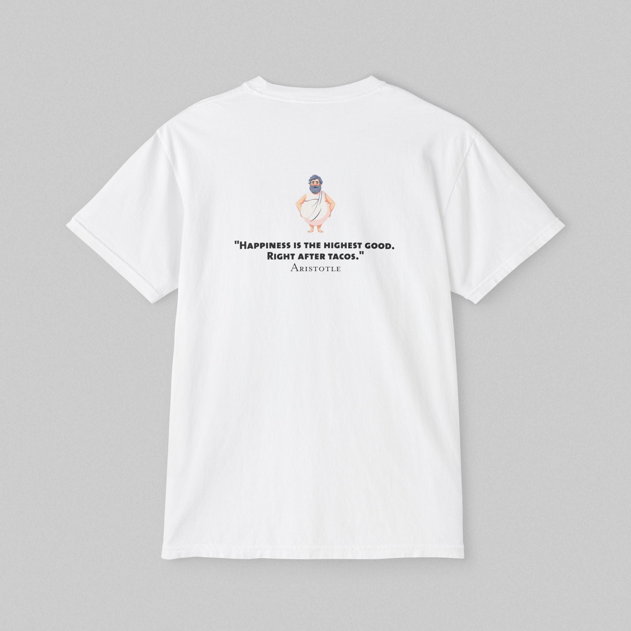 Happiness - Aristotle Women’s Pocket T-Shirt