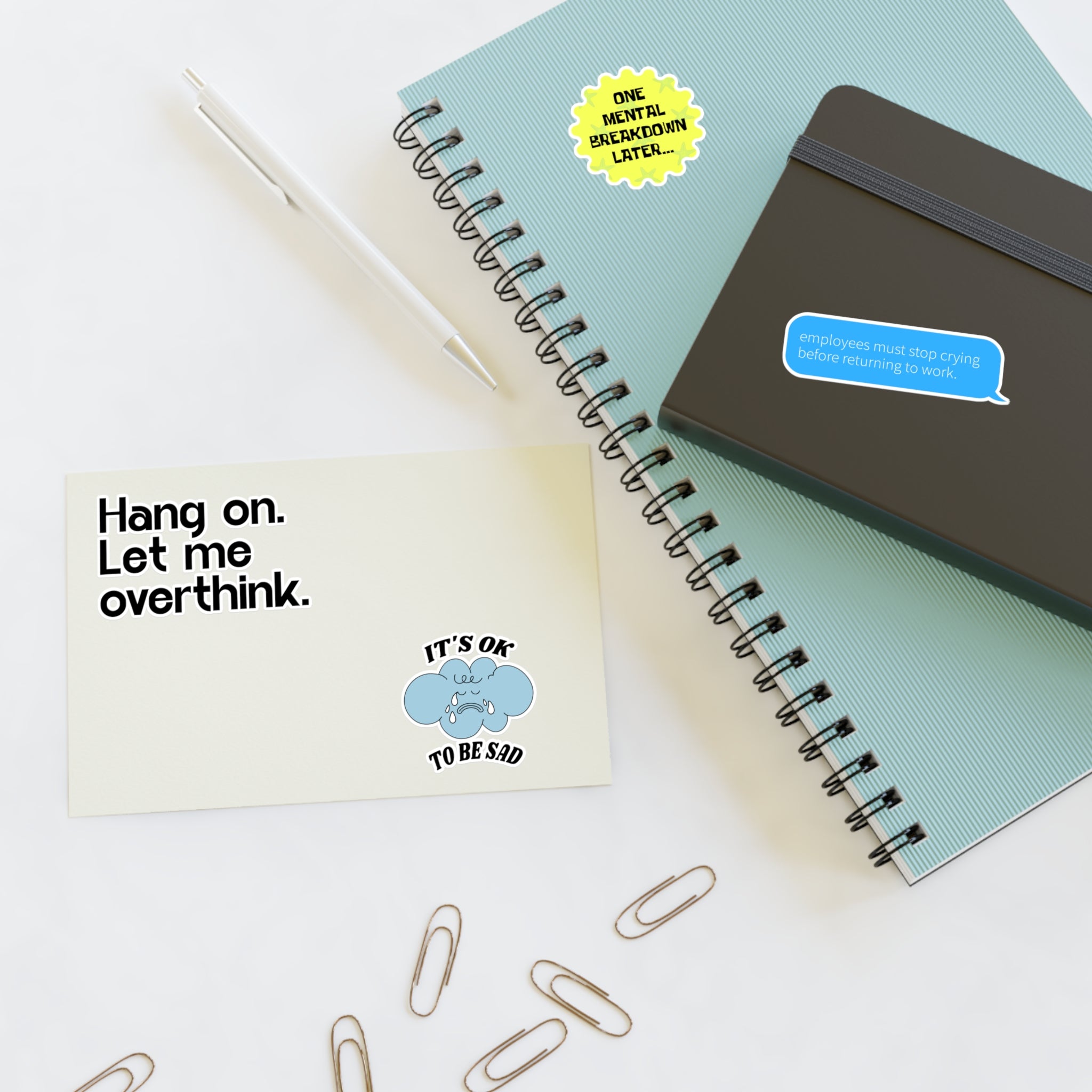 Certified Overthinker Sticker Set