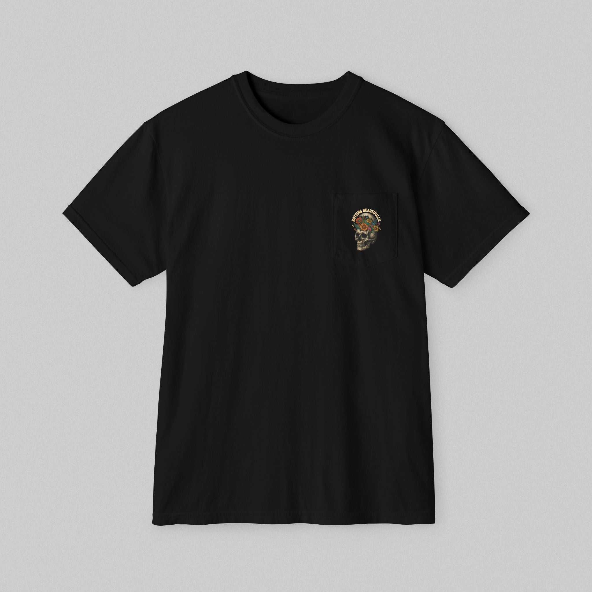 Rotting Beautyfully Dark Pocket T-Shirt