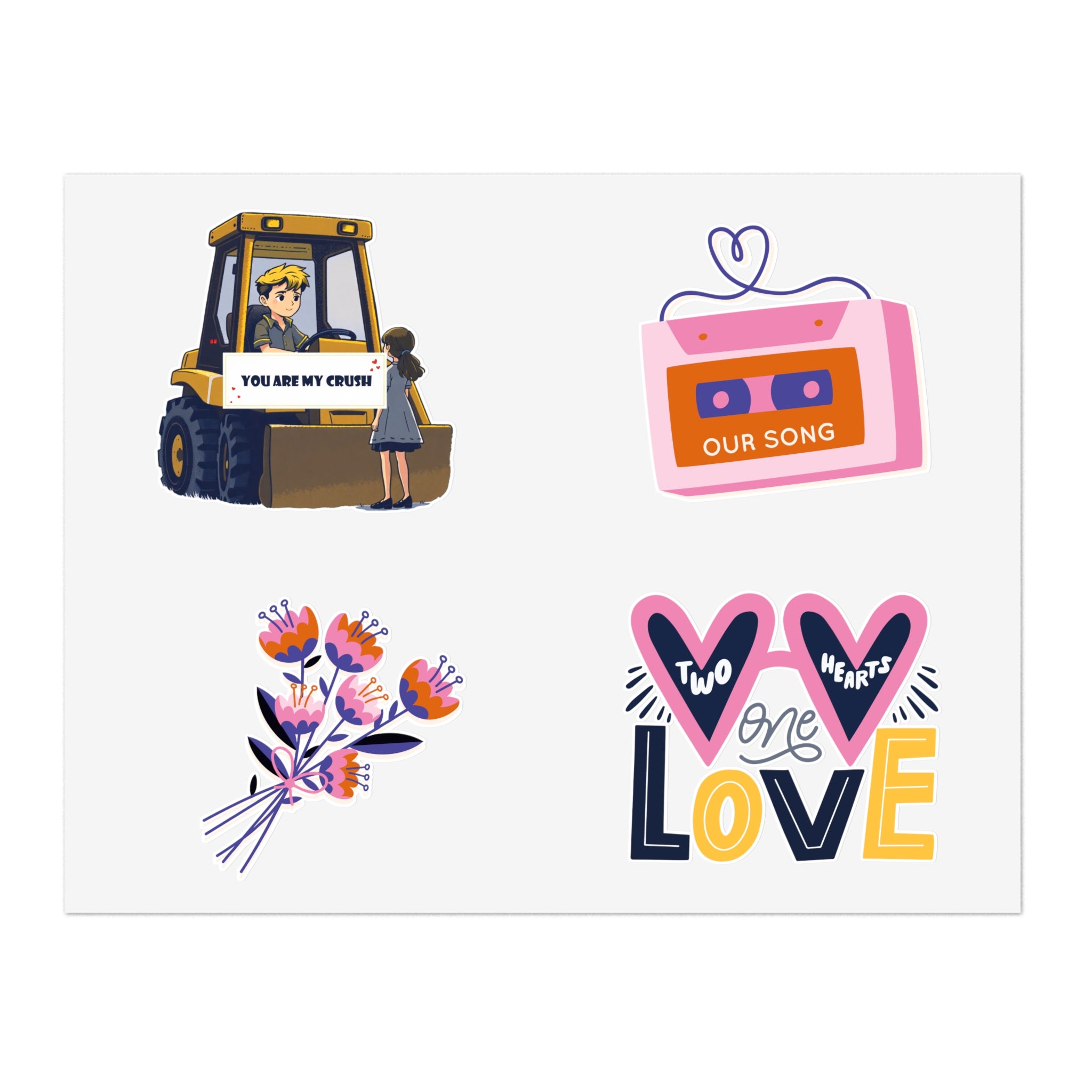 Love Struck! Sticker Set
