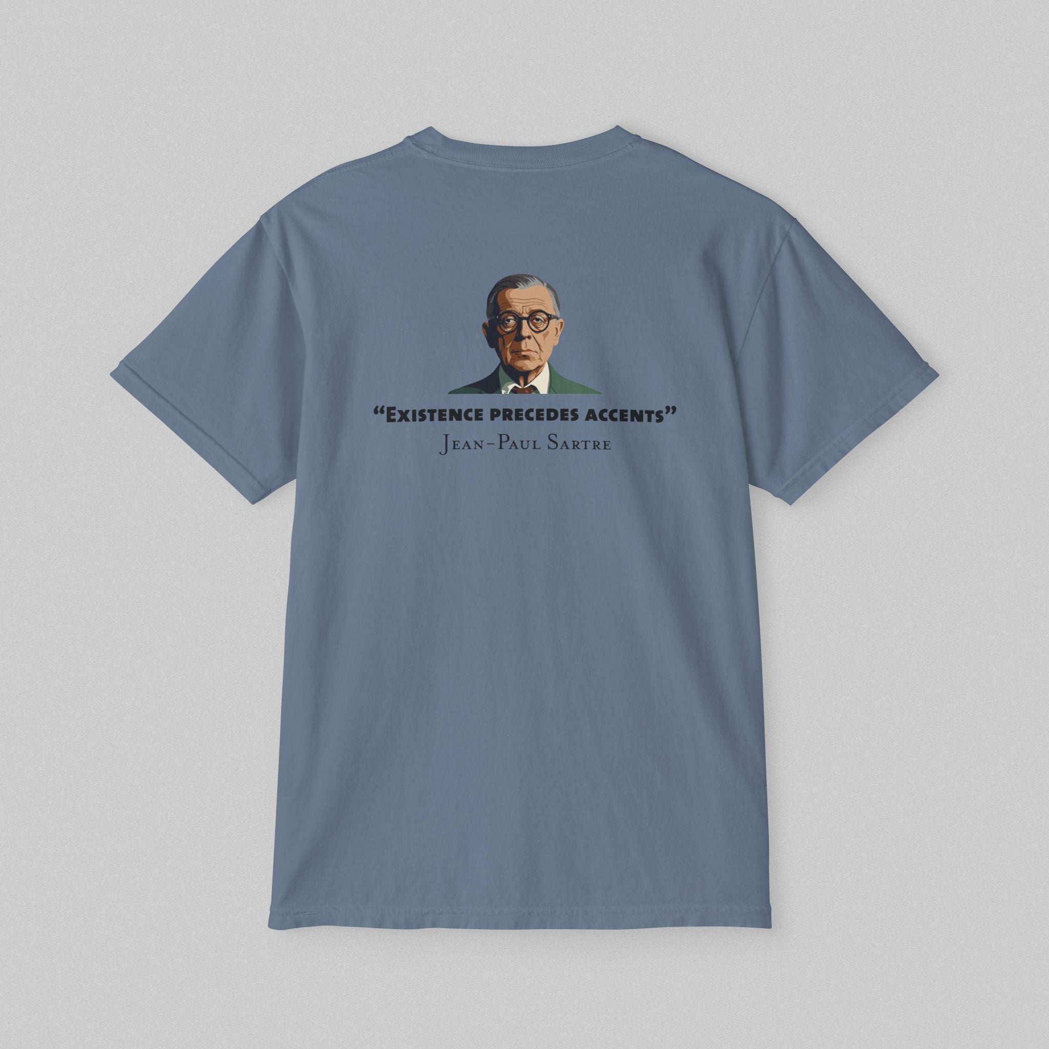 Existence Precedes - Sartre Men’s Pocket T-shirt