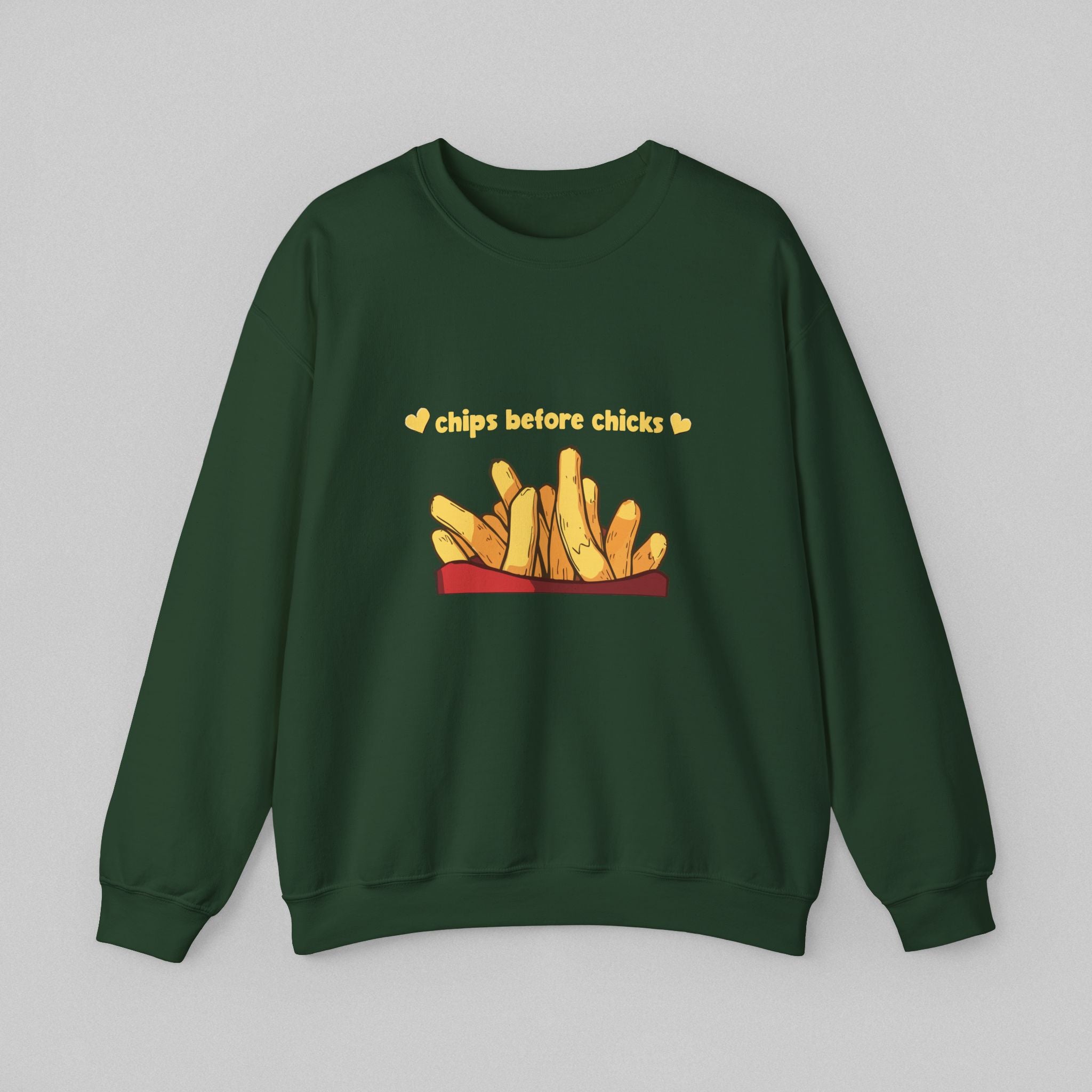 Chips before Chicks! Men's Sweatshirt