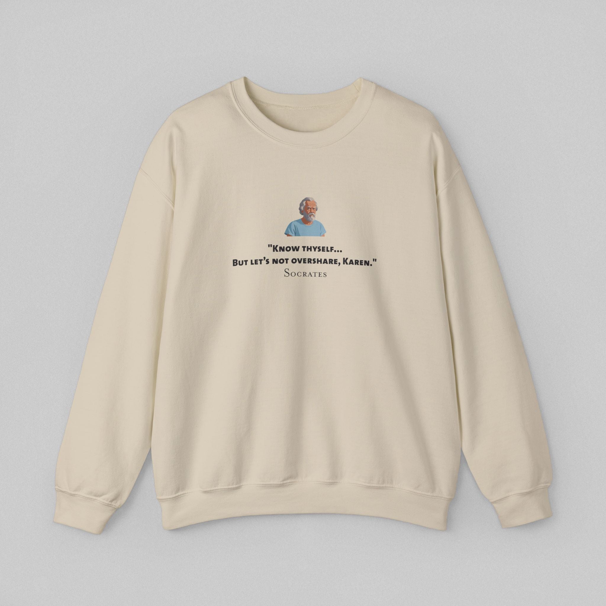 Know thyself - Socrates Men's Sweatshirt