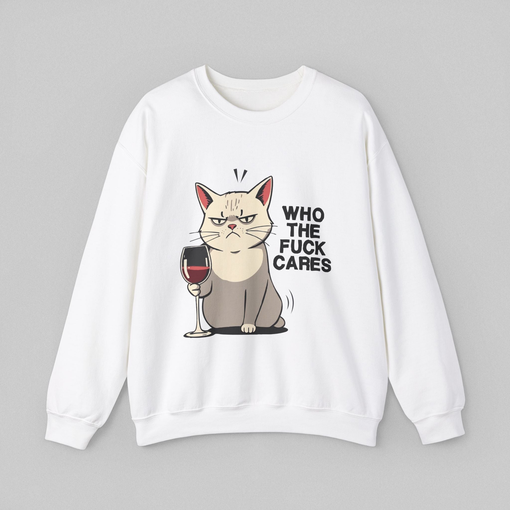 Who the Fuck Cares Women's Sweatshirt