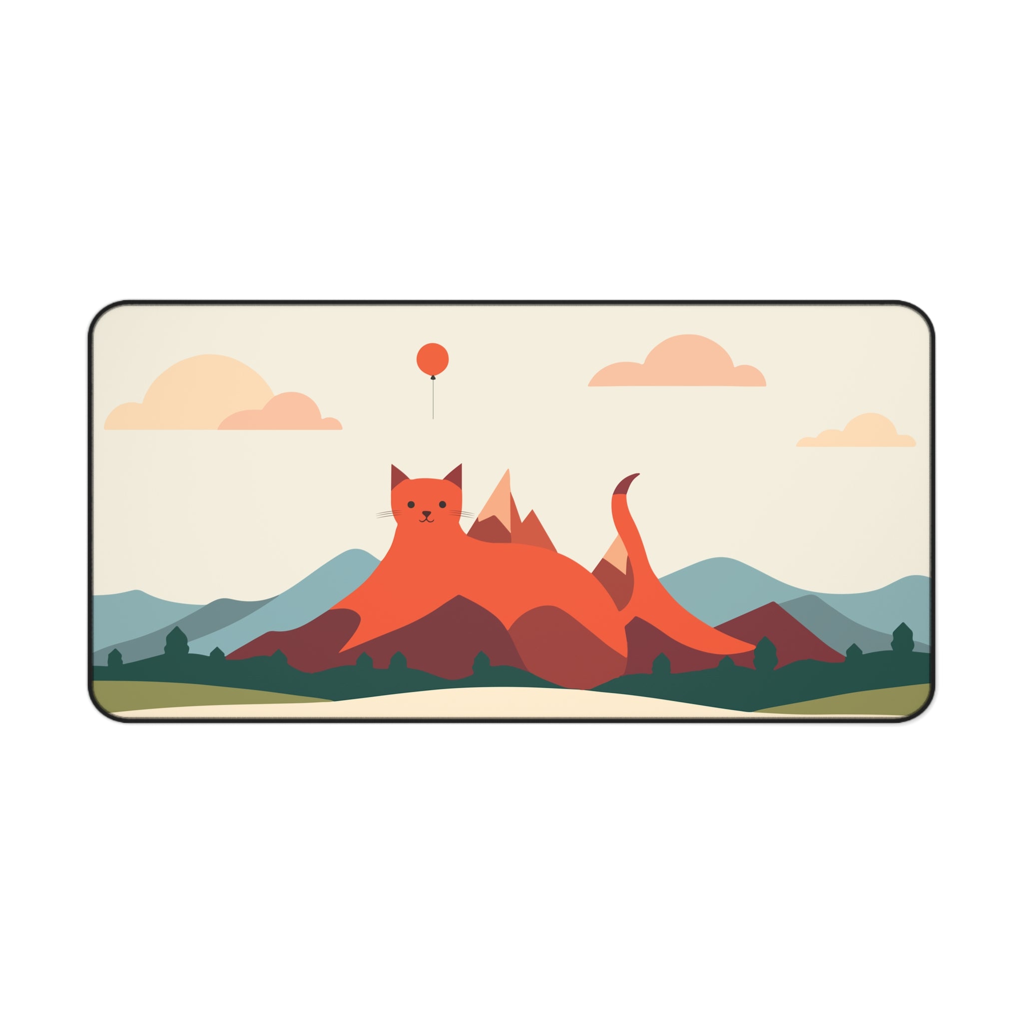 Cat Landscape Desk Mat