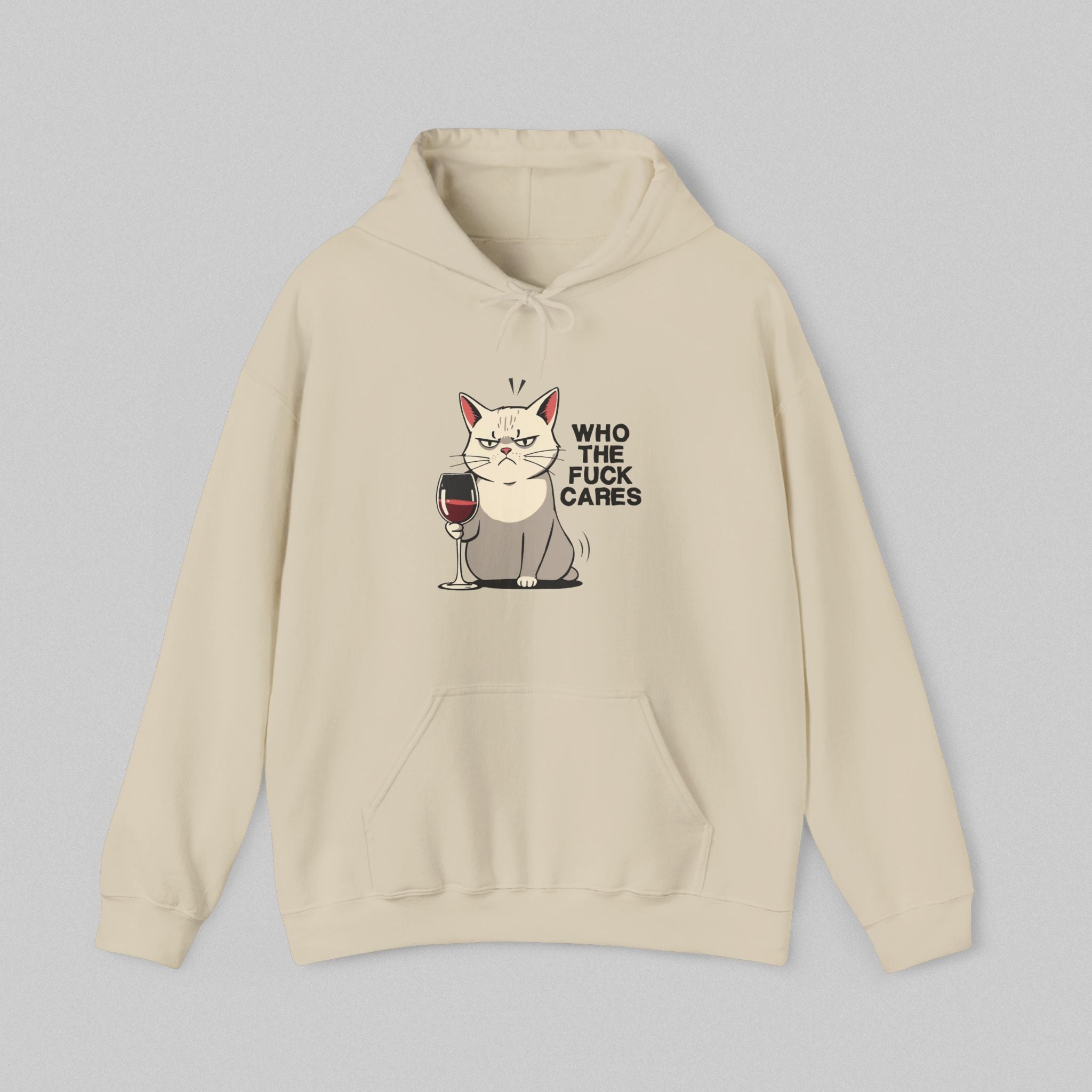 Who the Fuck Cares Men's Hoodie