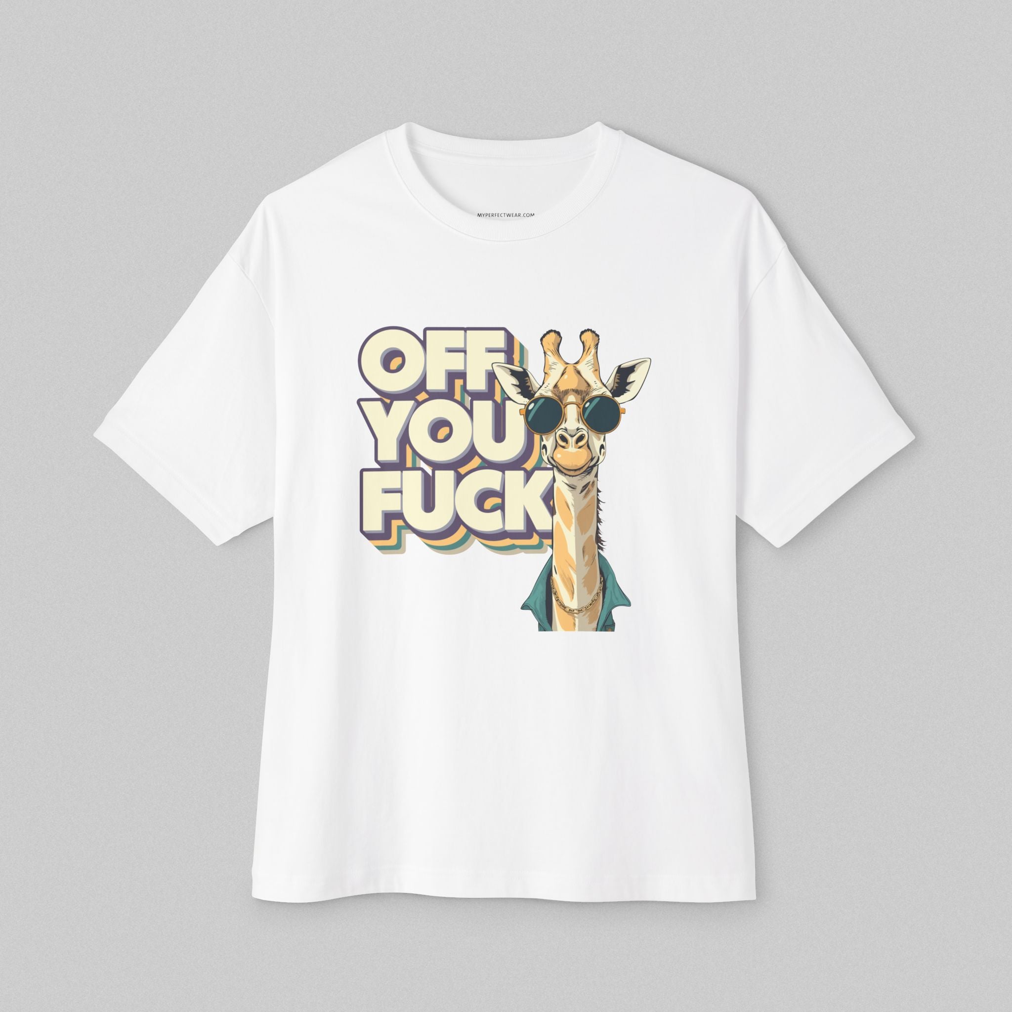 Off You Fuck Men’s Oversized T-Shirt