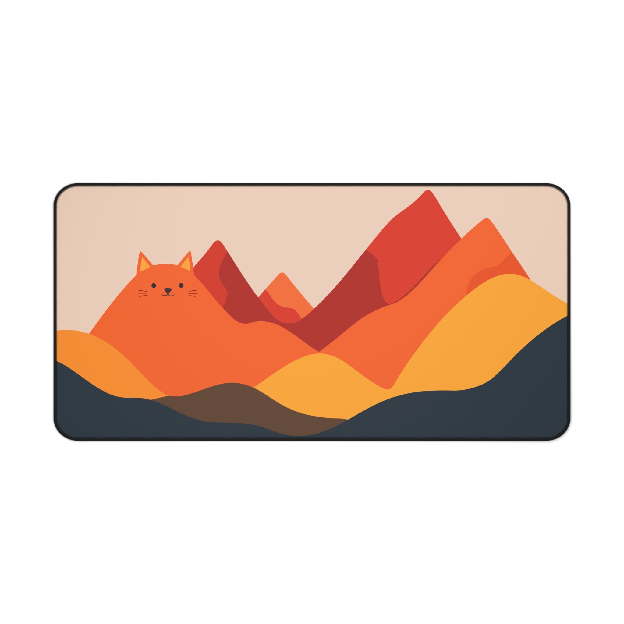 Cat Mountain Desk Mat