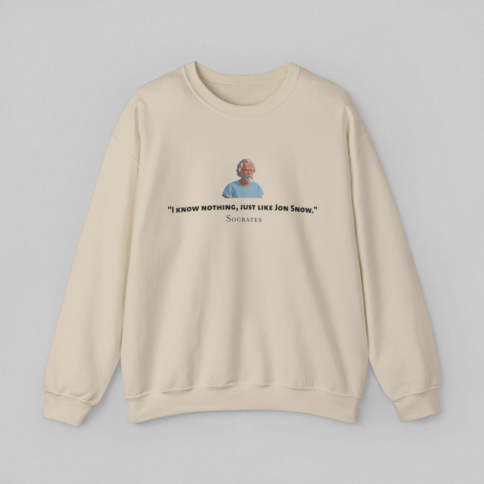 I know Nothing - Socrates Women's Sweatshirt