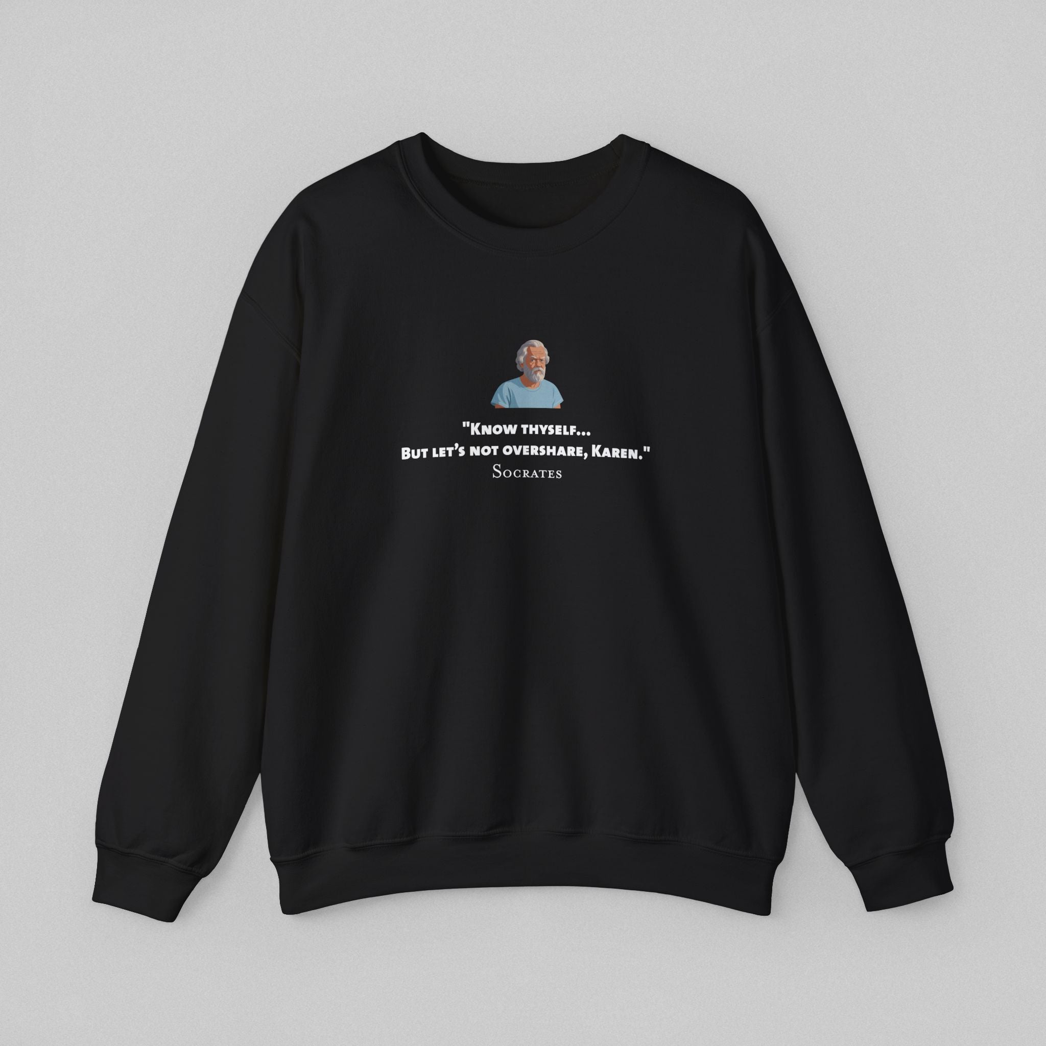 Know thyself - Socrates Men's Sweatshirt