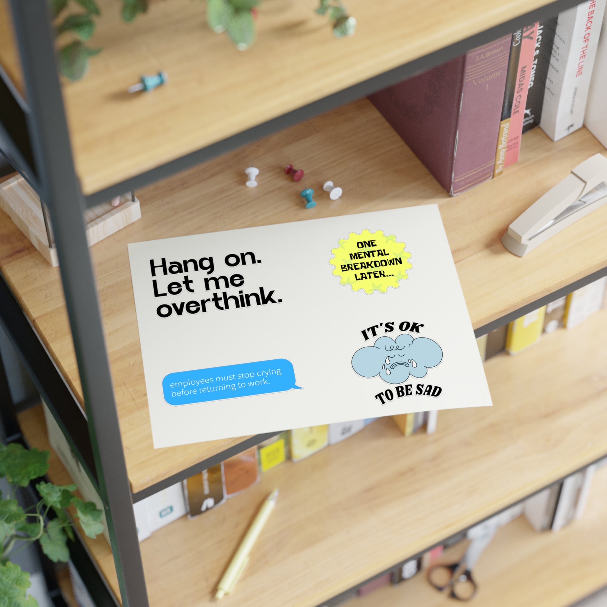 Certified Overthinker Sticker Set