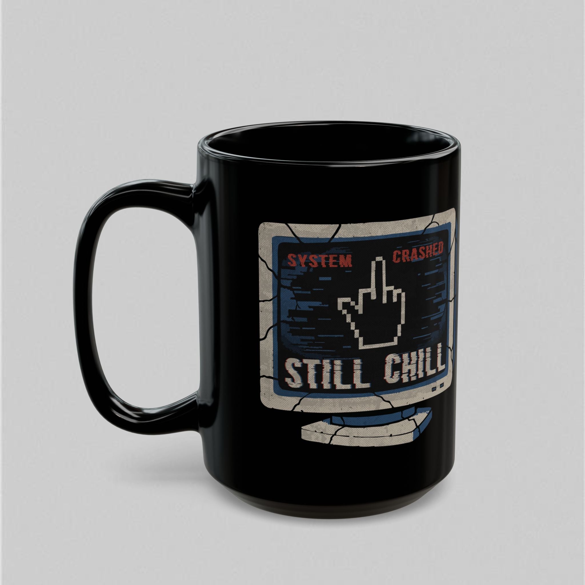404 Fuck Not Found! Black Mug