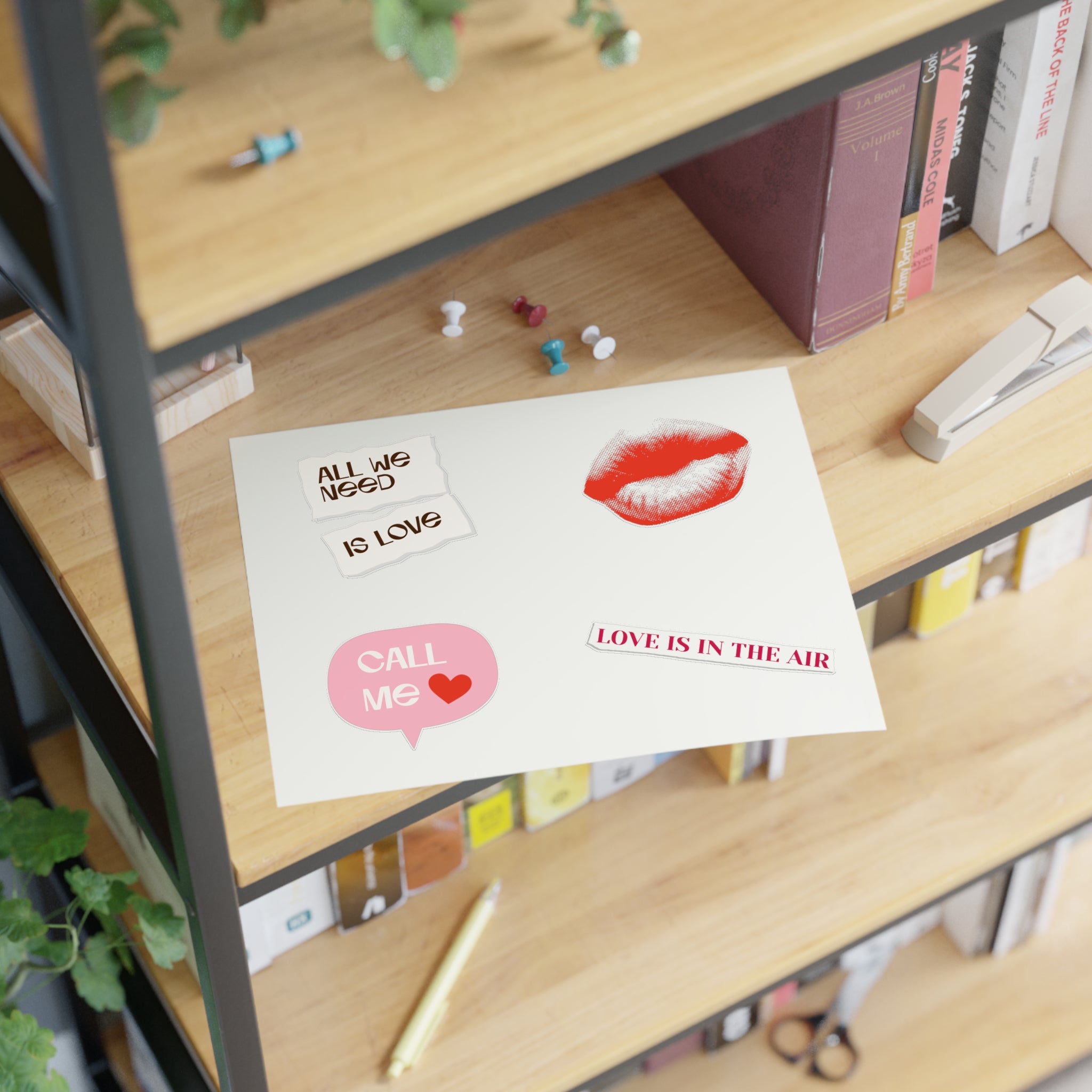 Love is in the air! Sticker Sheet