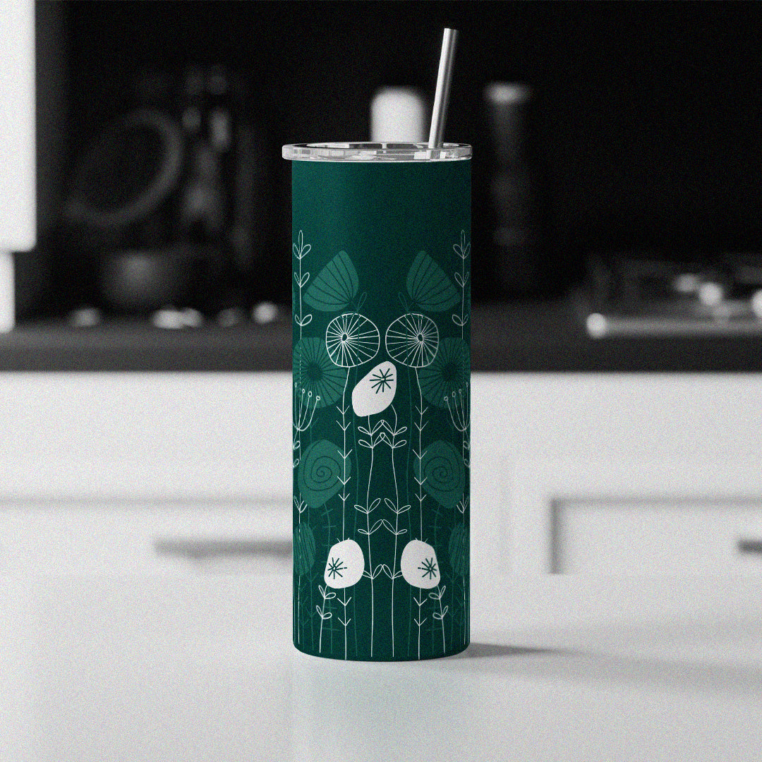 Go Green! Skinny Tumbler (20oz)