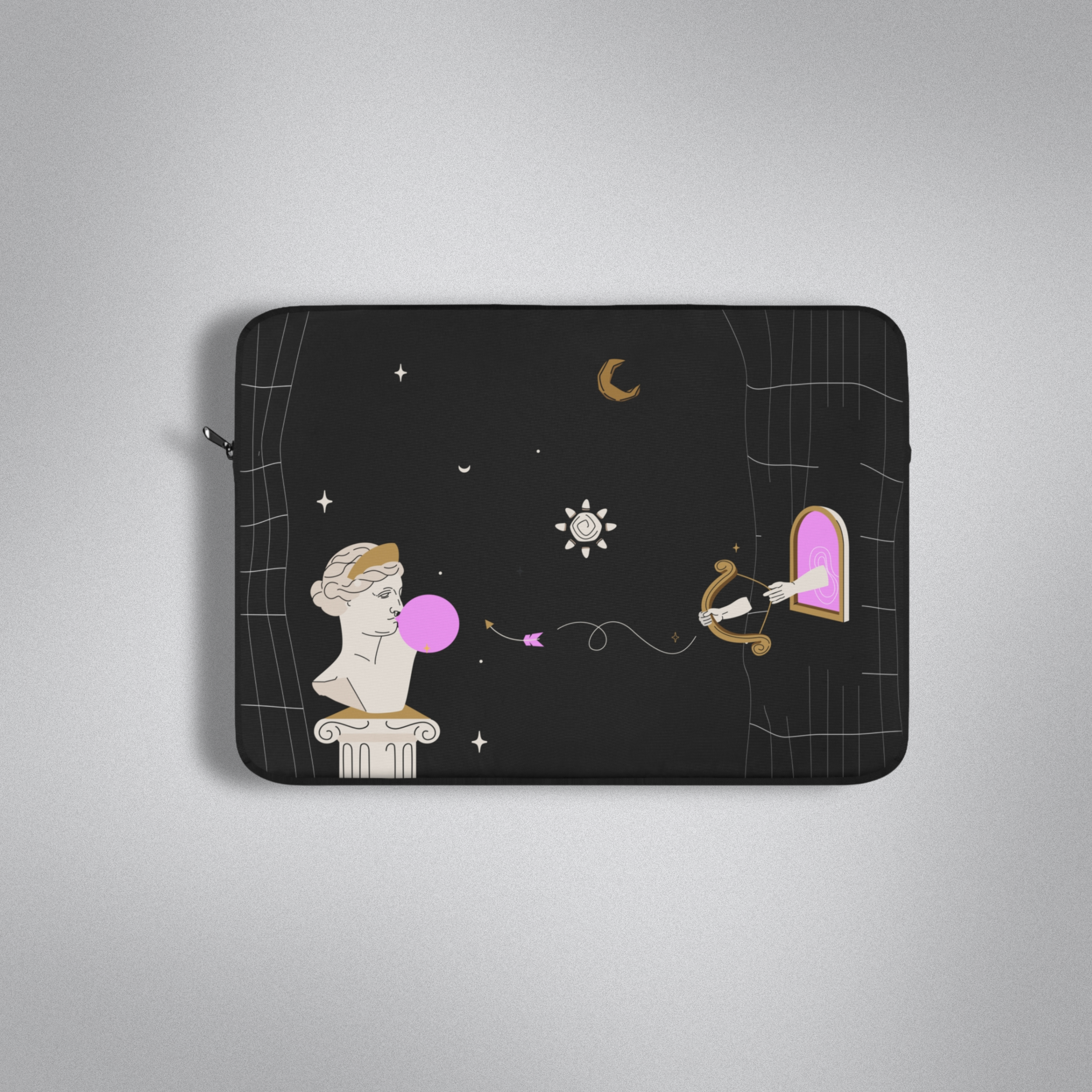 Cupid’s Canvas Greek Laptop Sleeve