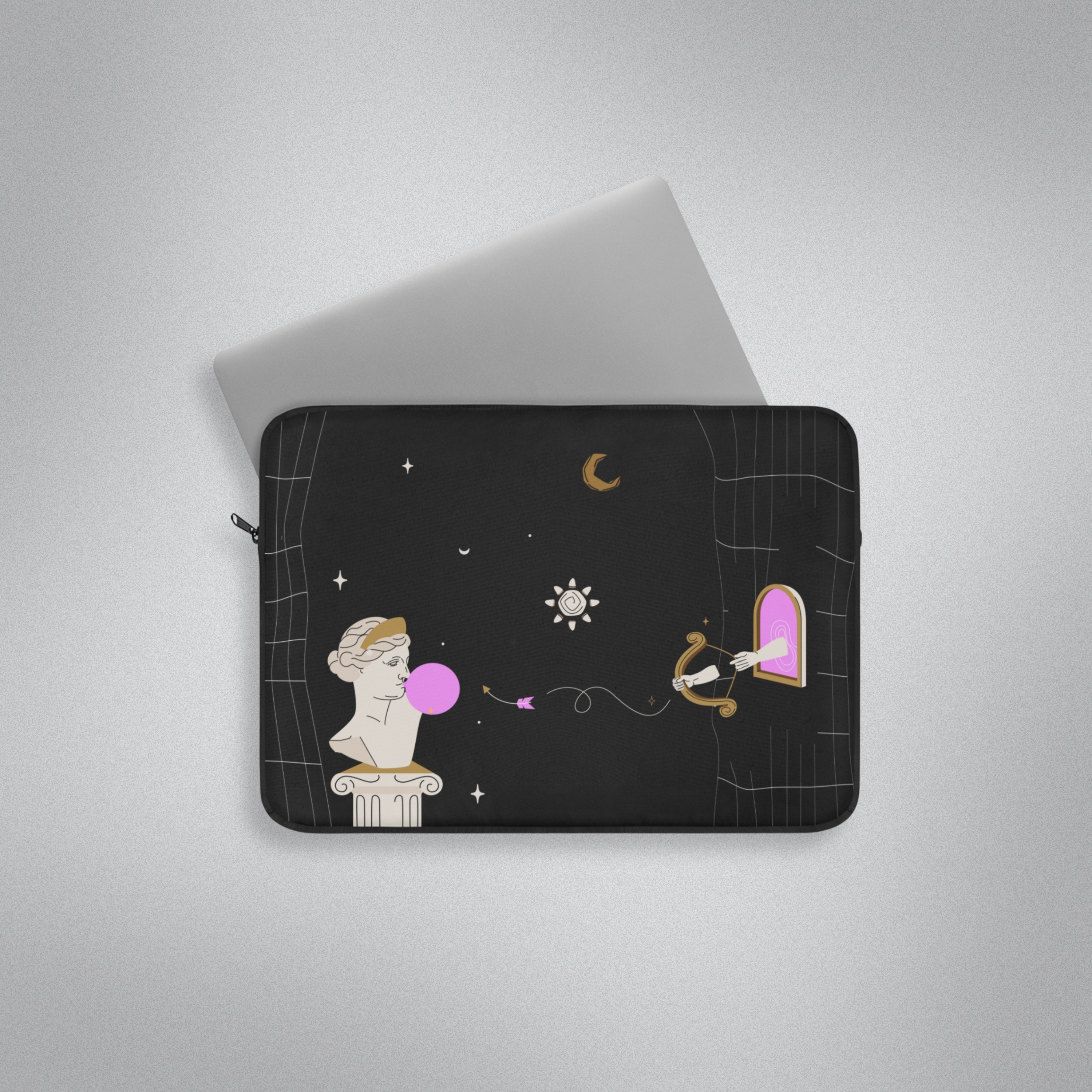 Cupid’s Canvas Greek Laptop Sleeve
